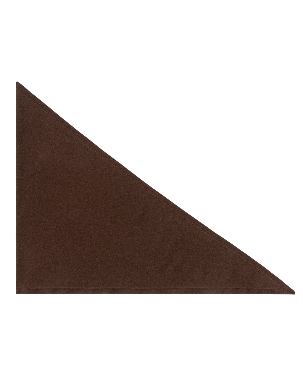 The Cashmere Kerchief Scarf. -- Chocolate