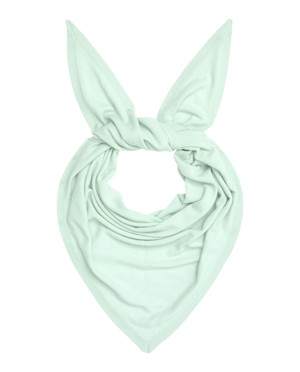 The Cashmere Kerchief Scarf. -- Mint