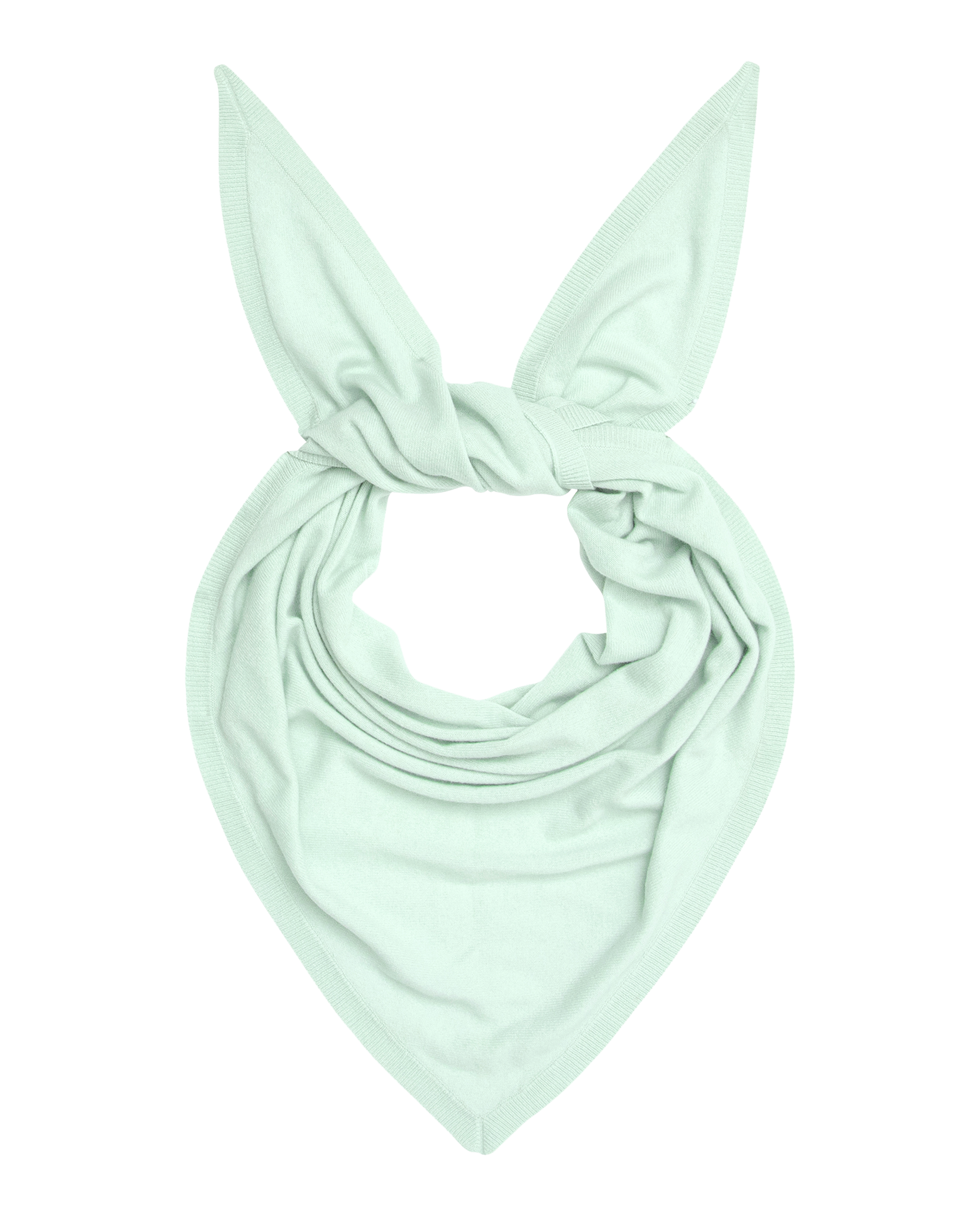 The Cashmere Kerchief Scarf. -- Mint