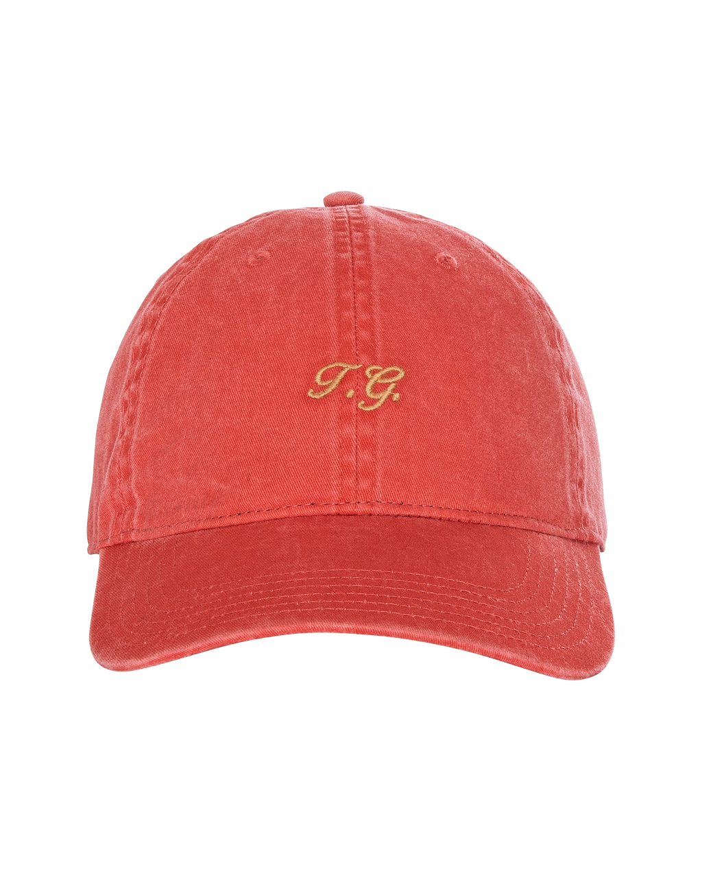 The Classic Baseball Hat. -- Bright Red