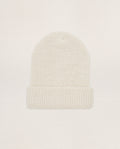 The Natural Alpaca Beanie. -- Cream