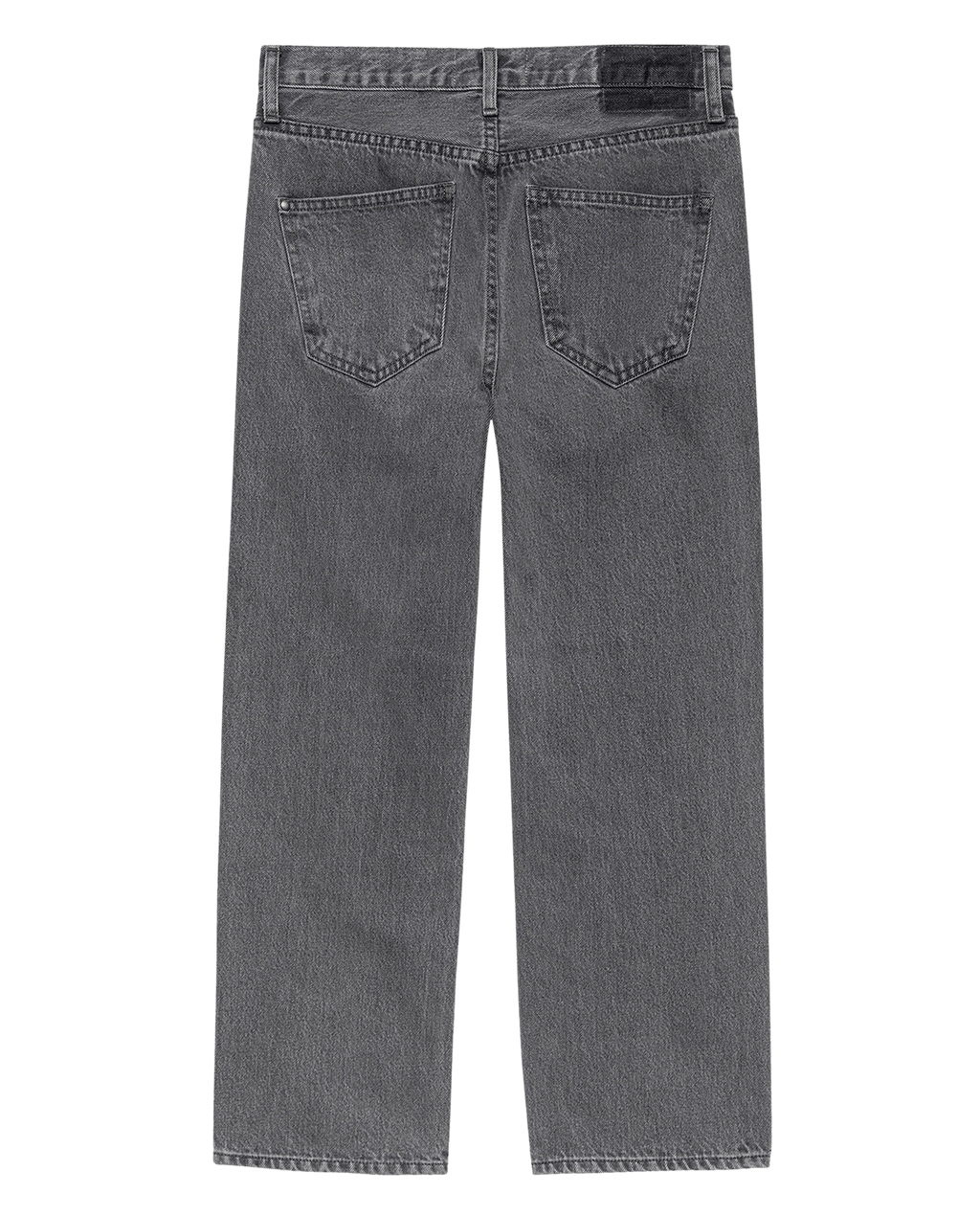 The Wayne Jean. -- Graphite Wash with Clean Hem