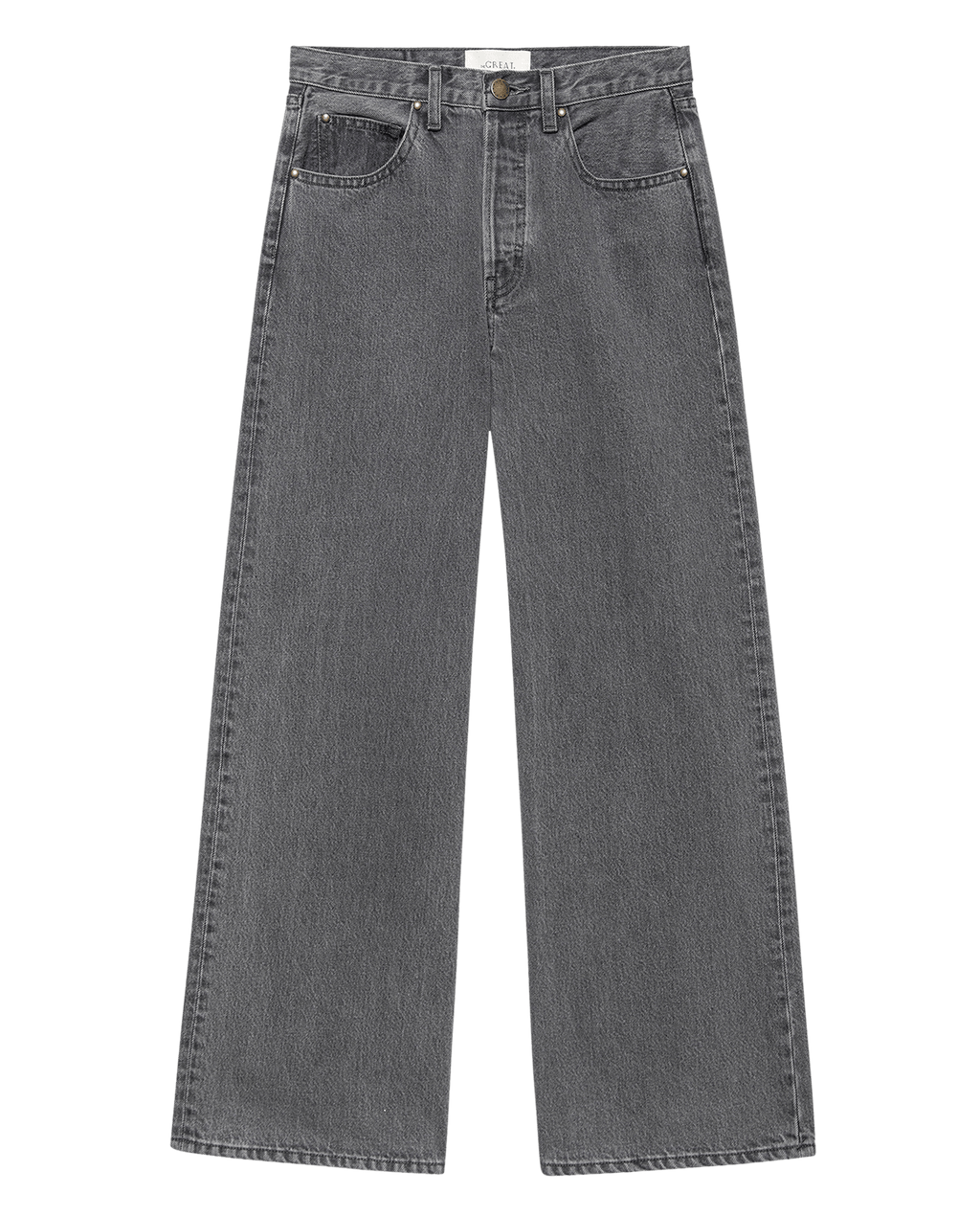 The Slouch Wide Leg Jean. -- Graphite Wash
