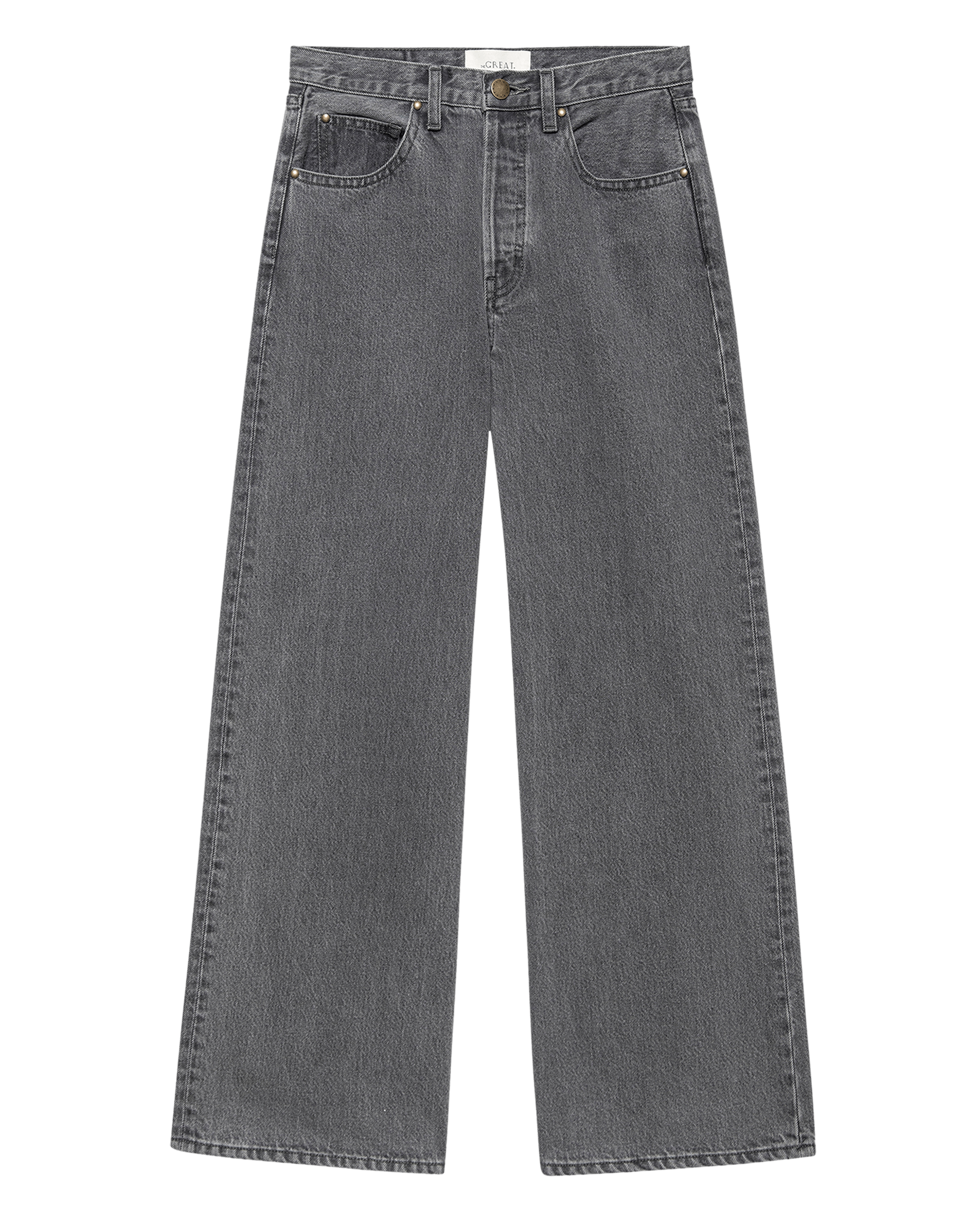 The Slouch Wide Leg Jean. -- Graphite Wash