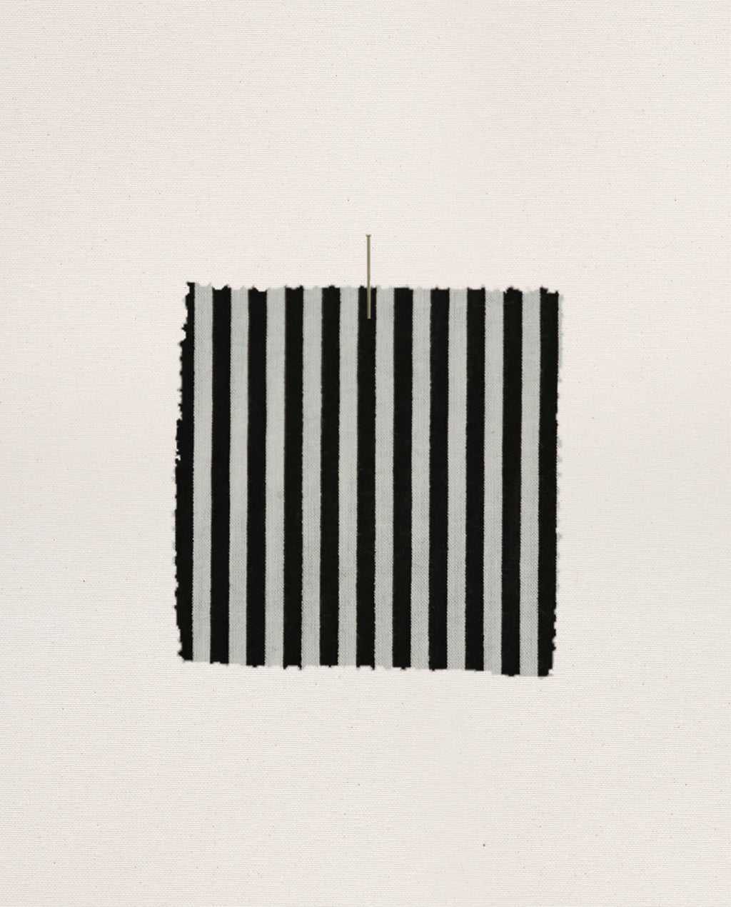 The Easy Sleep Pant. -- Black and Cream Crew Stripe