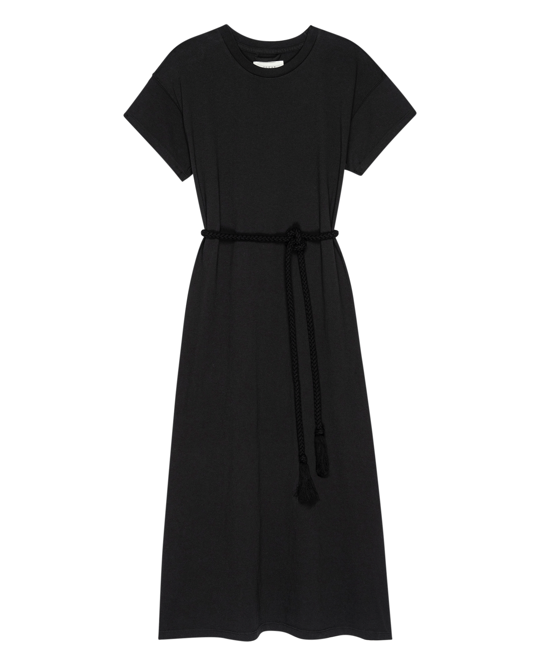 The Boxy Tee Dress. -- Almost Black