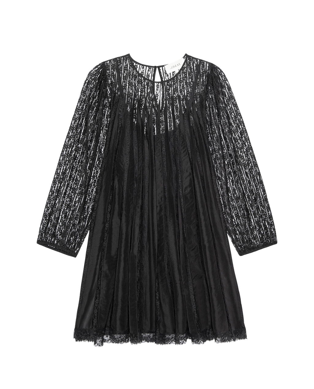The Keepsake Lace Shift Dress. -- Black