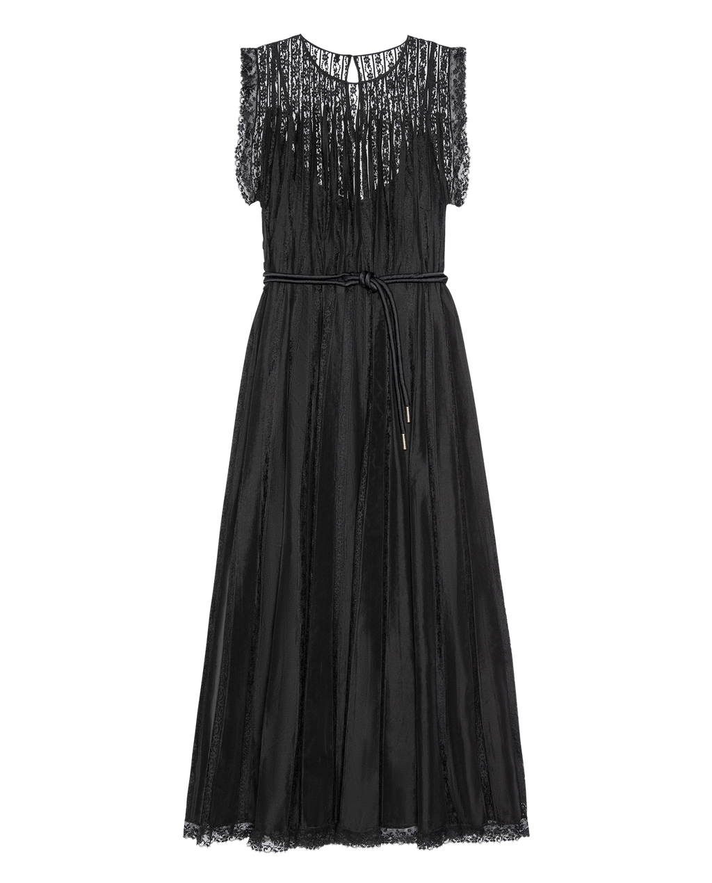 The Keepsake Lace Column Dress. -- Black