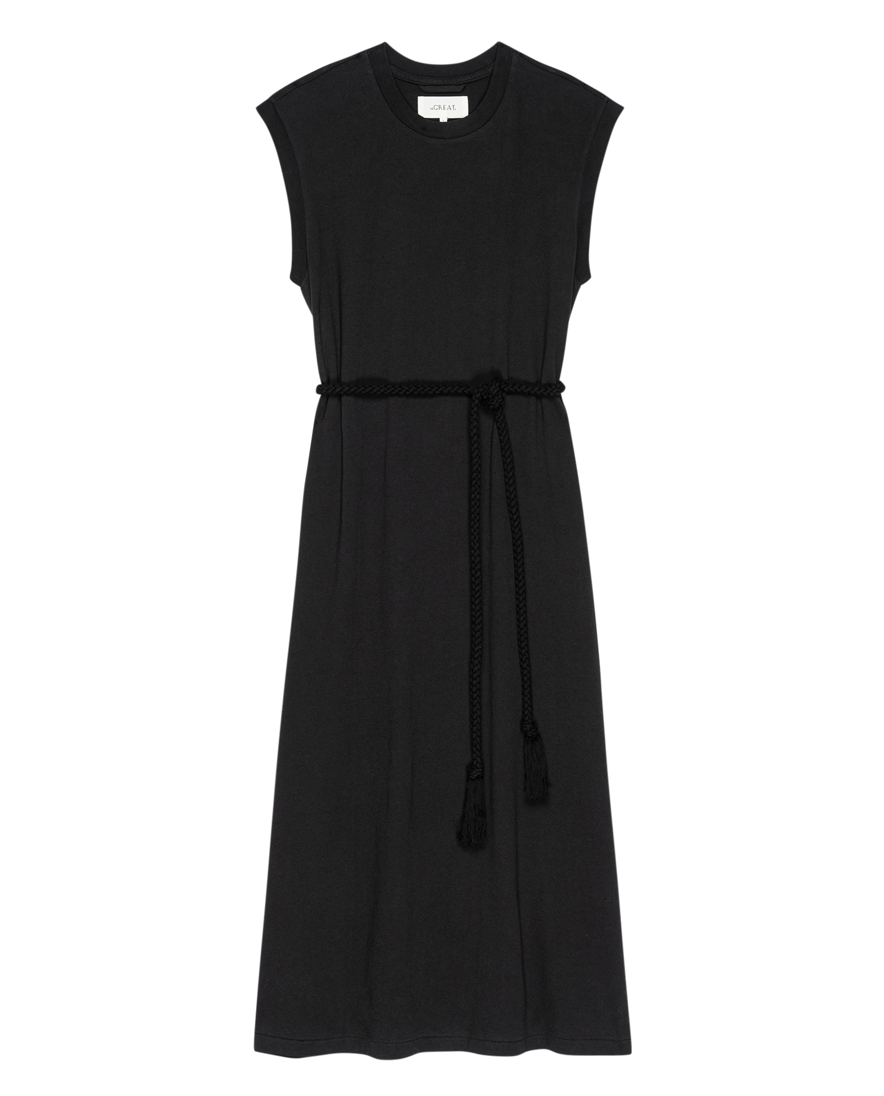 The Square Tee Dress. -- Almost Black