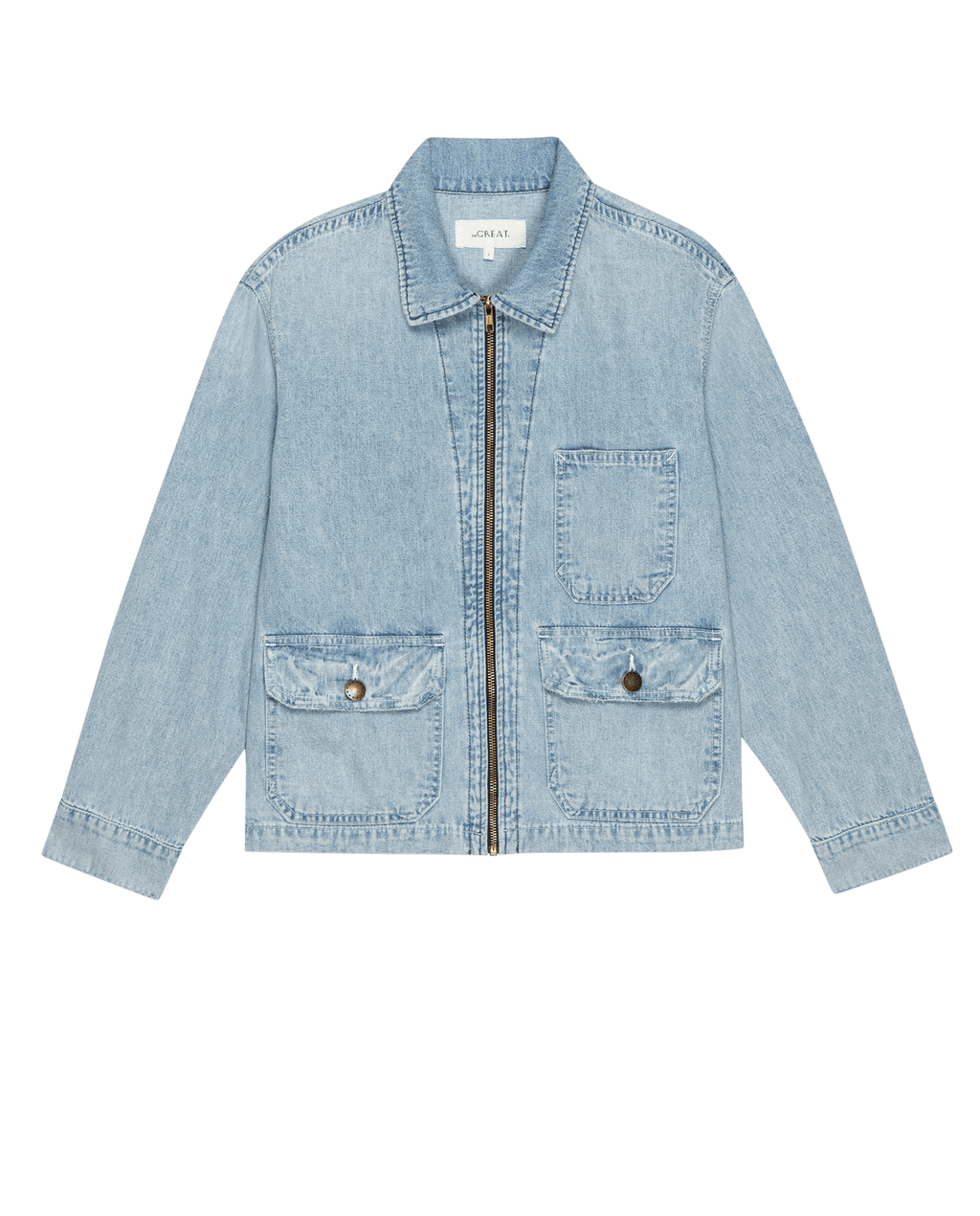 The Zip Front Chore Jacket. -- Dakota Wash