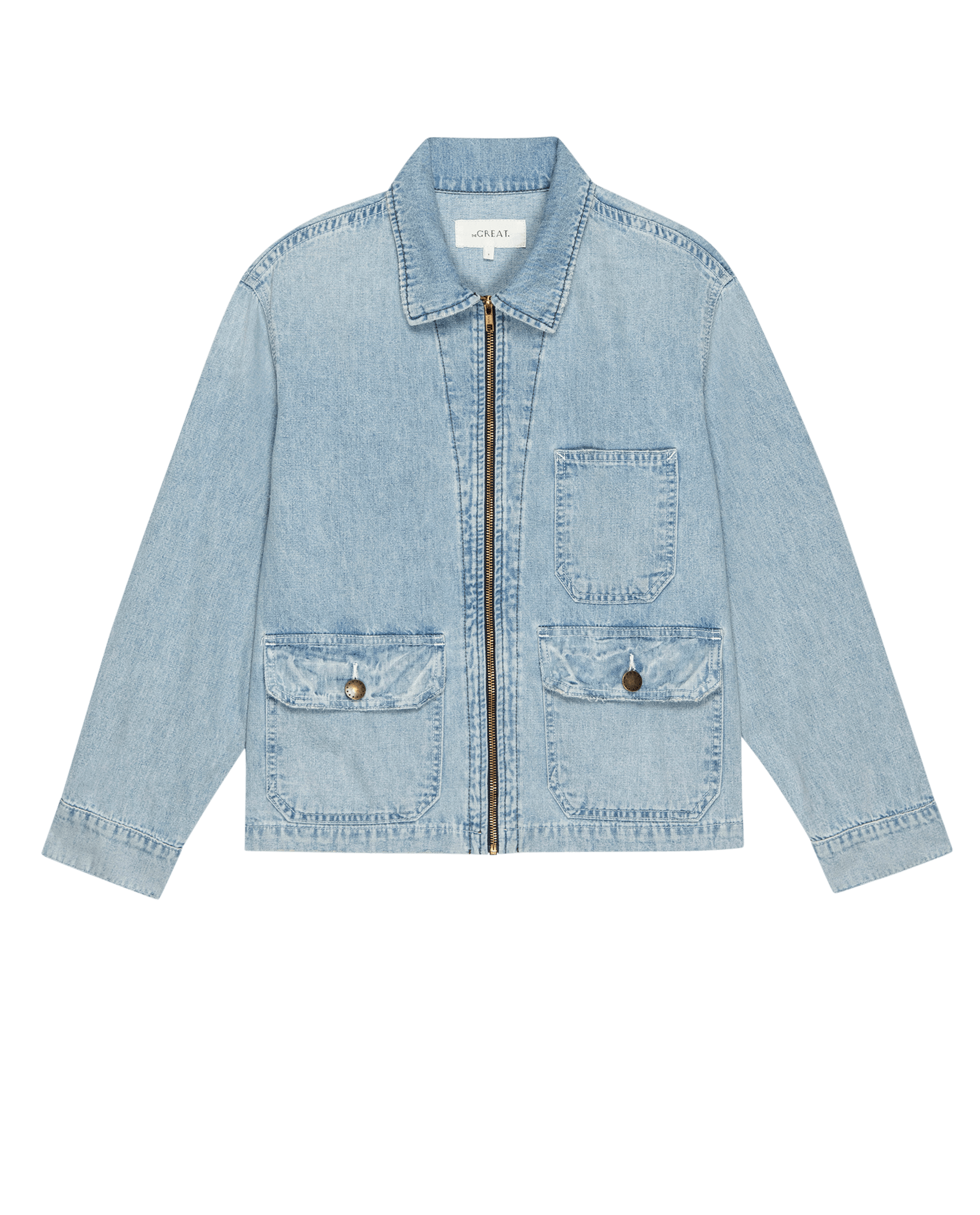 The Zip Front Chore Jacket. -- Dakota Wash