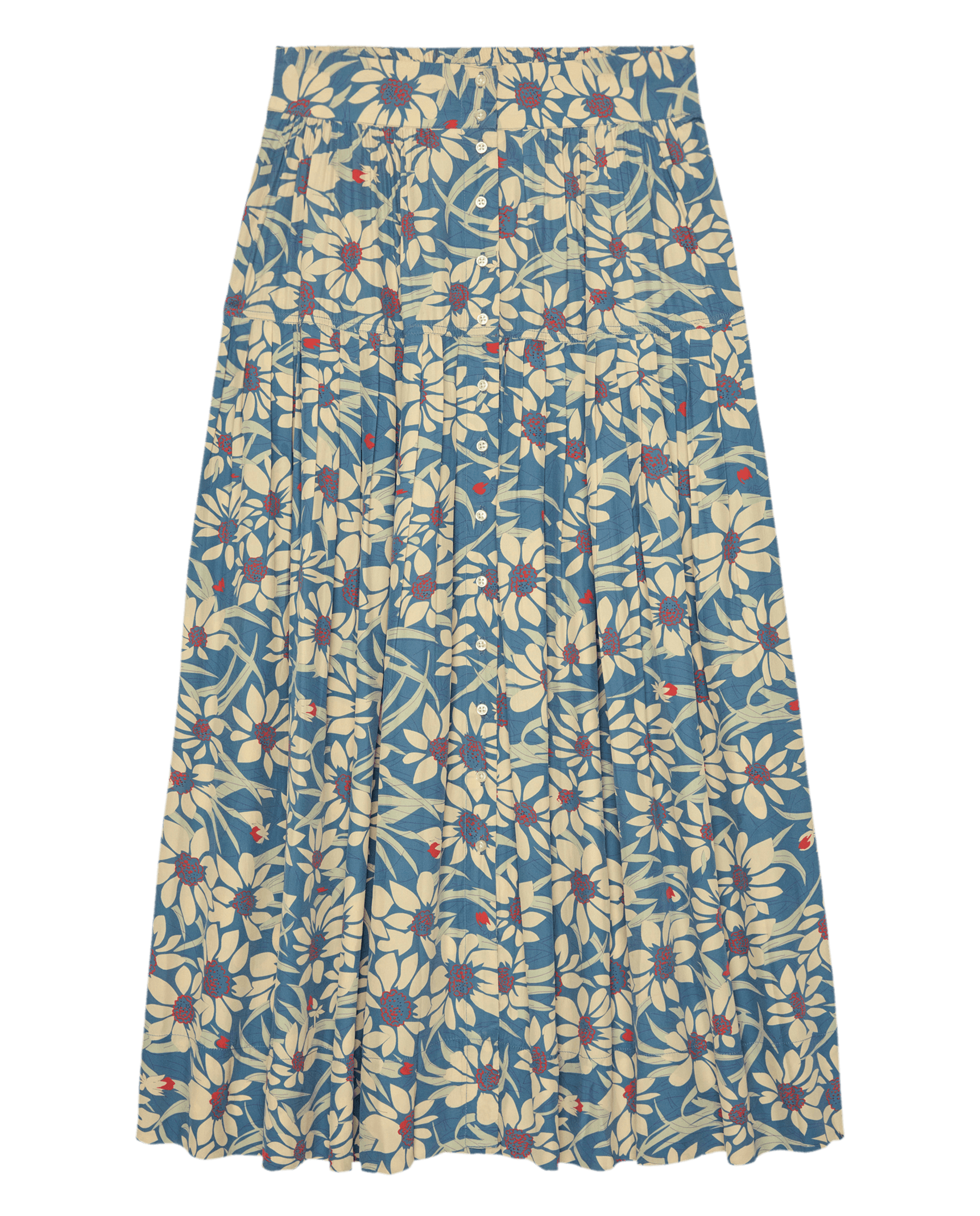 The Highland Skirt. -- Blue Scattered Bloom