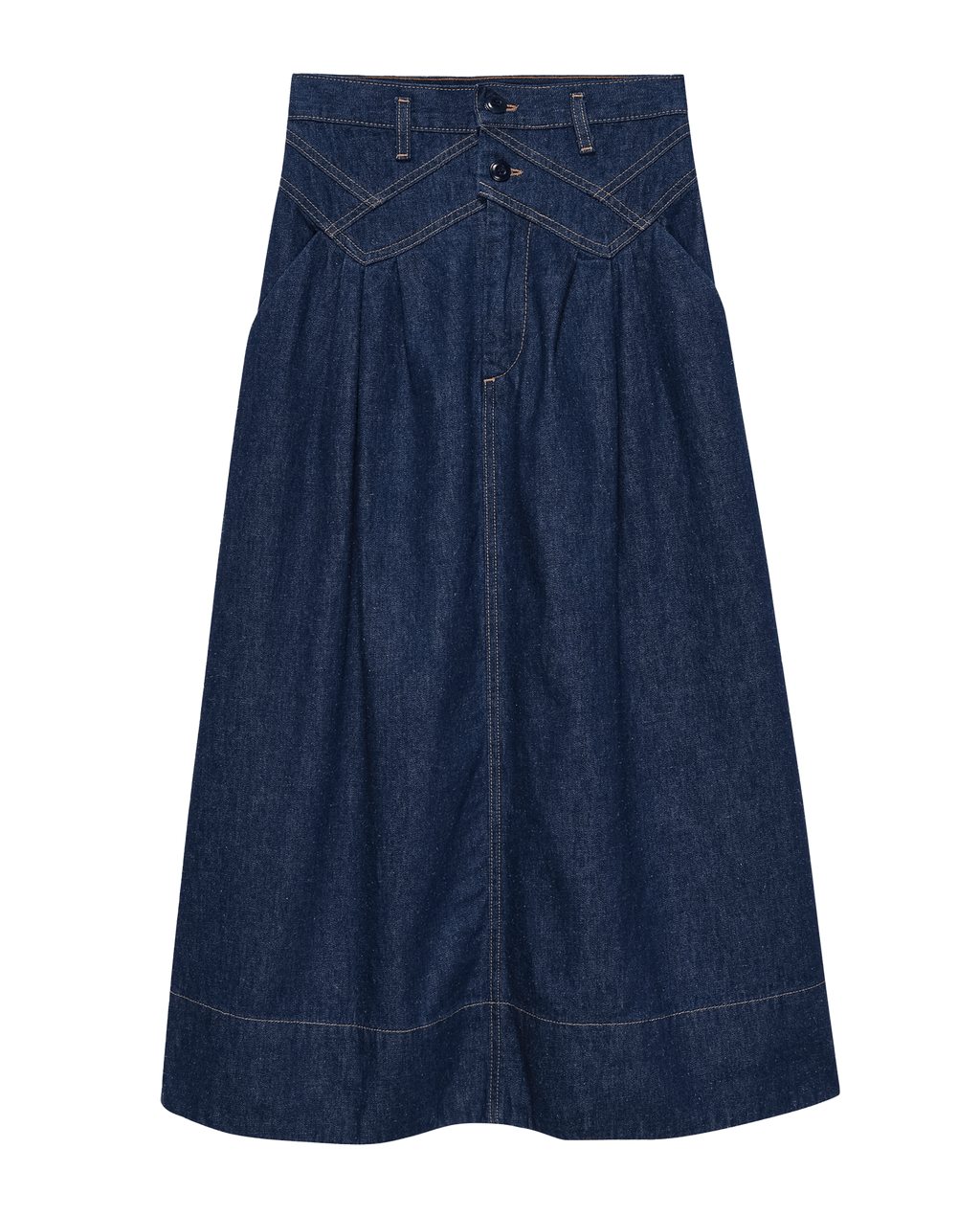 The Field Skirt. -- Midnight Rinse