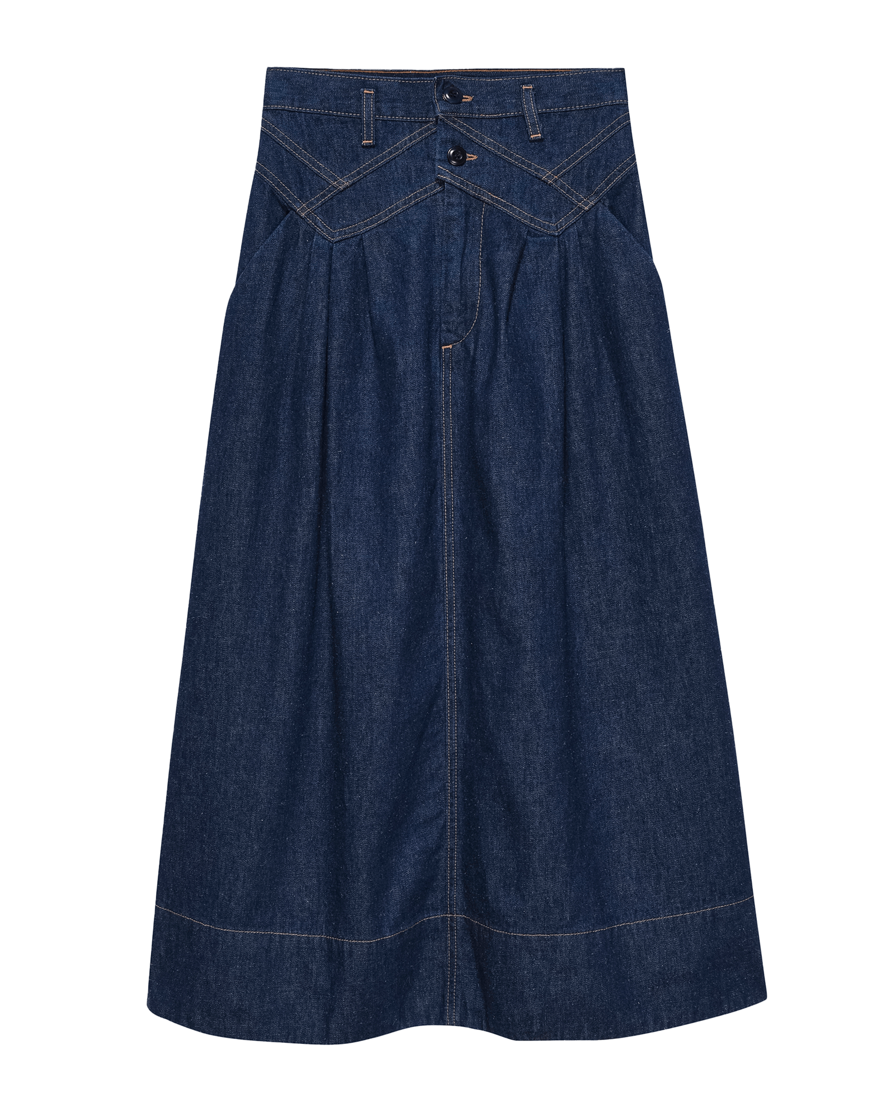 The Field Skirt. -- Midnight Rinse