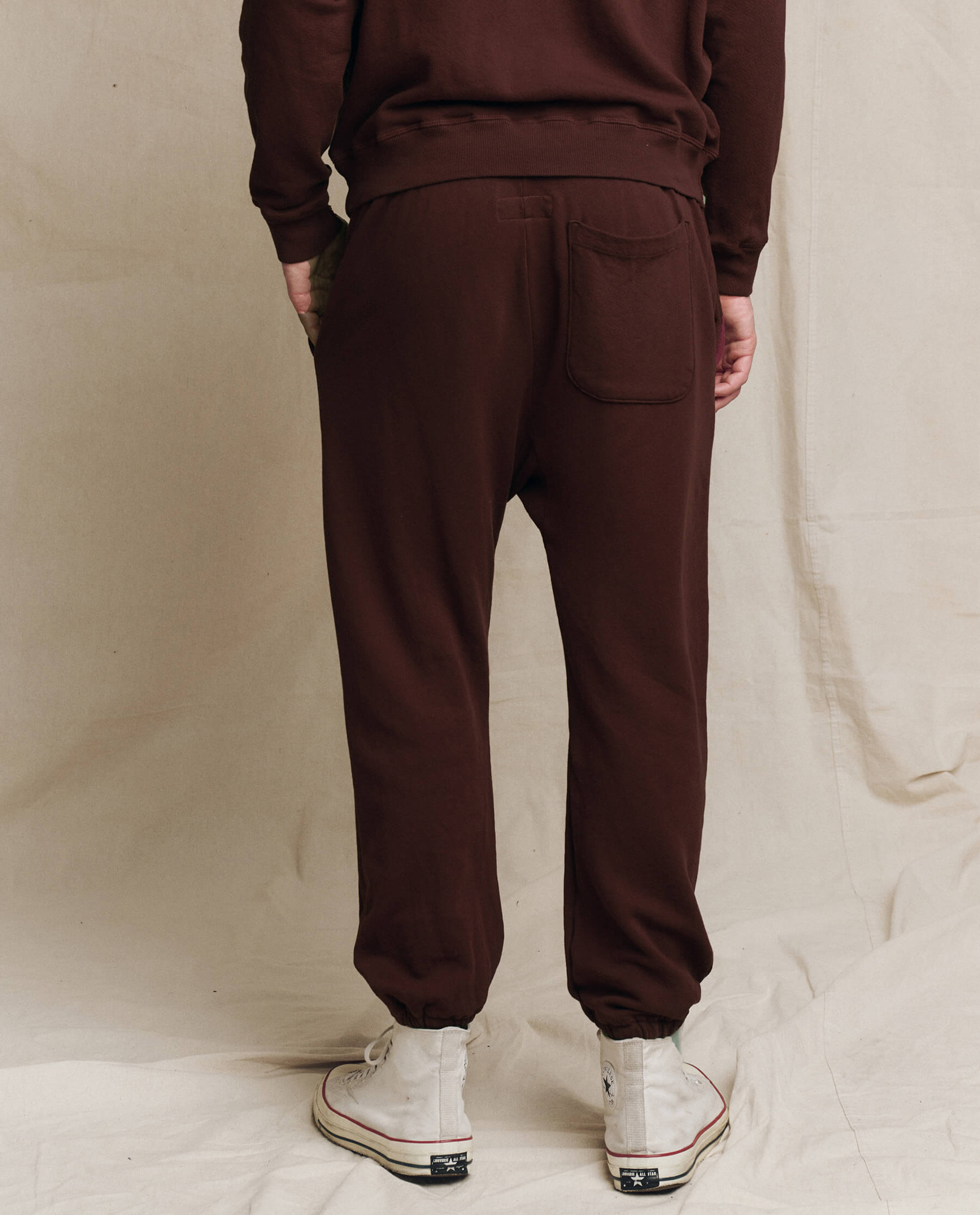 The Men's Stadium Sweatpant. Solid -- Driftwood