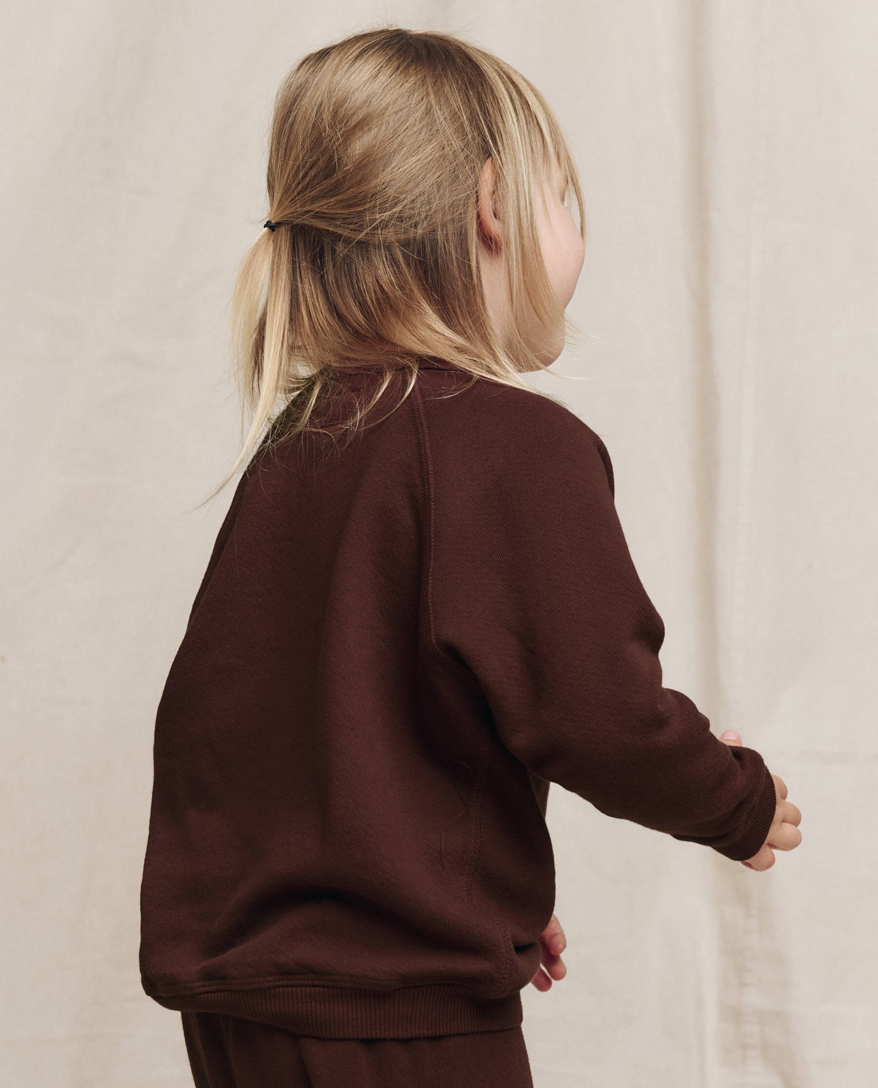 The Little College Sweatshirt. Solid -- Driftwood