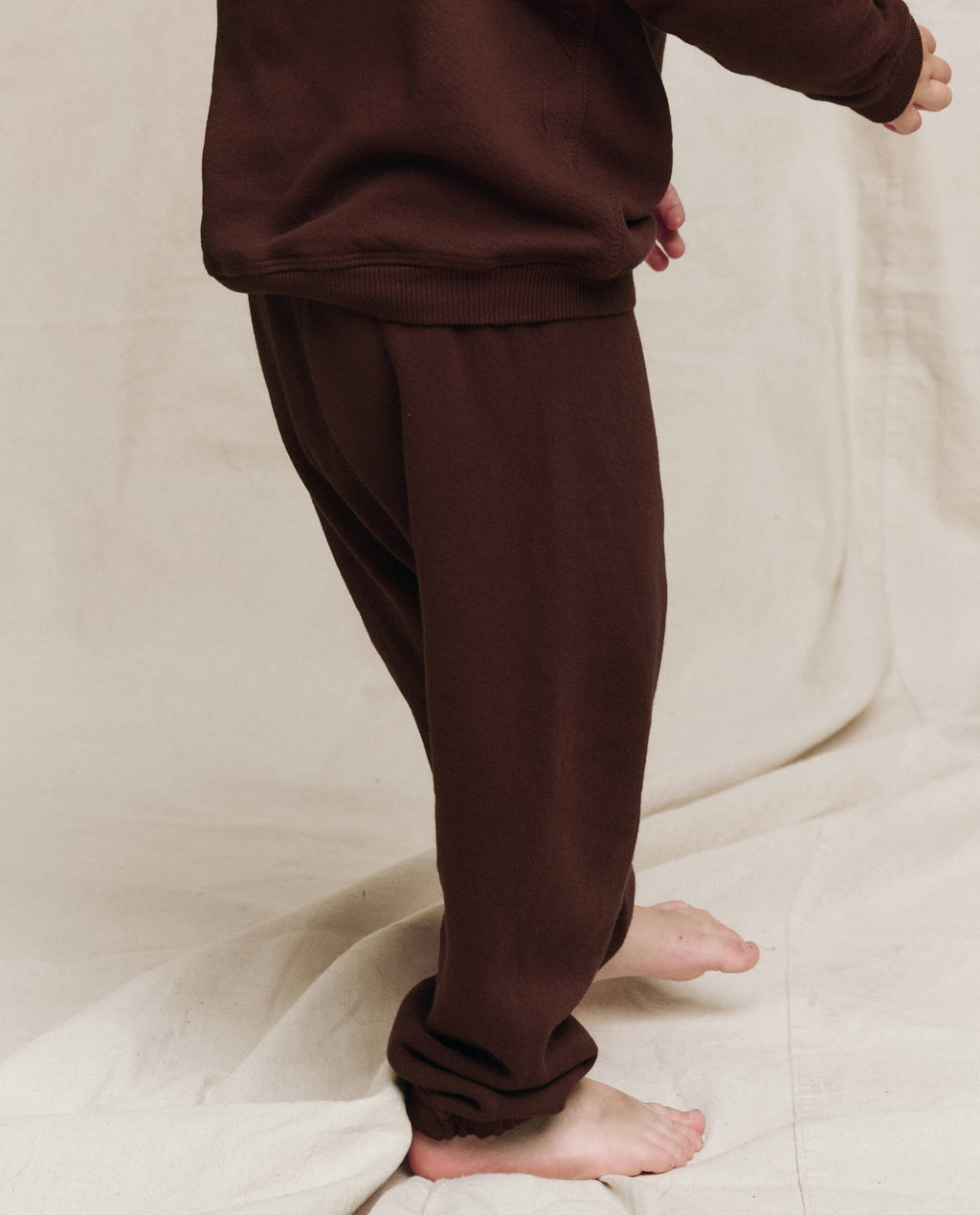 The Little Stadium Sweatpant. Solid -- Driftwood