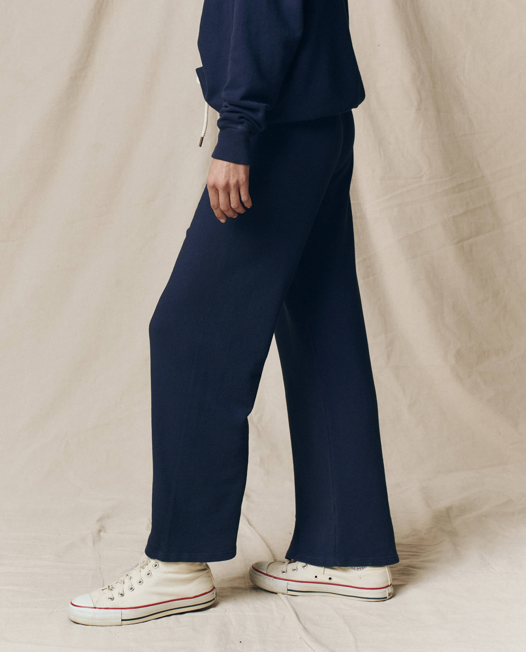 The Lap Sweatpant. Solid -- True Navy
