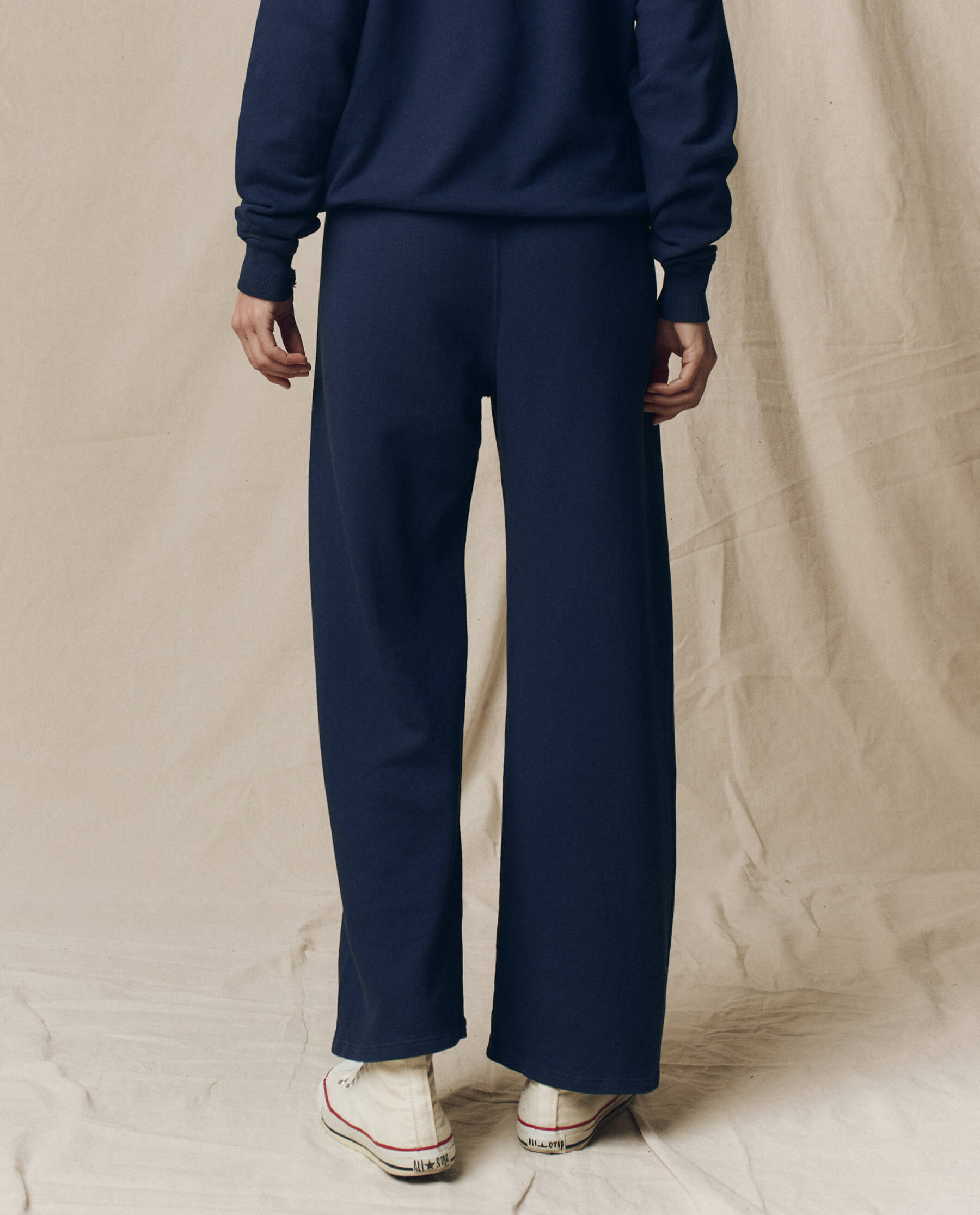 The Lap Sweatpant. Solid -- True Navy
