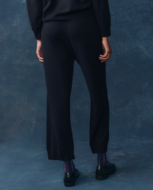 The Cashmere Lantern Pant. -- Navy