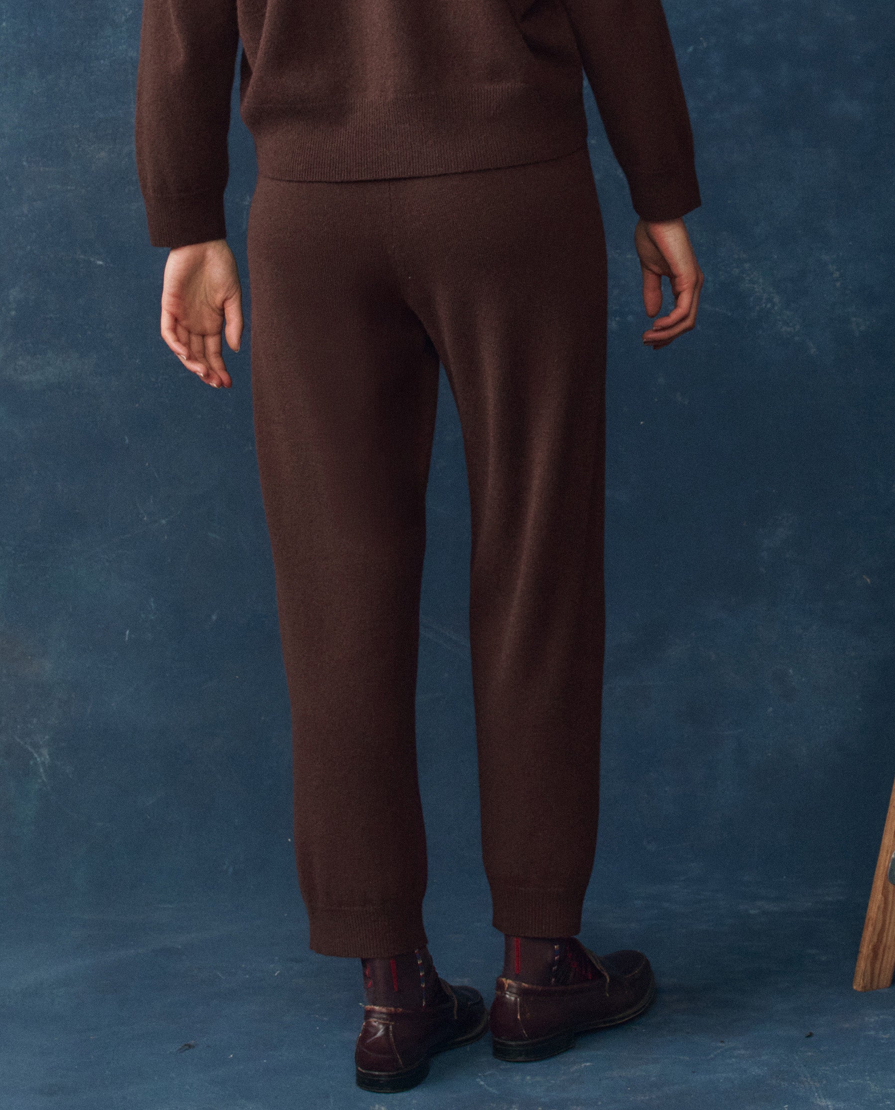 The Cashmere Lantern Pant. -- Chocolate