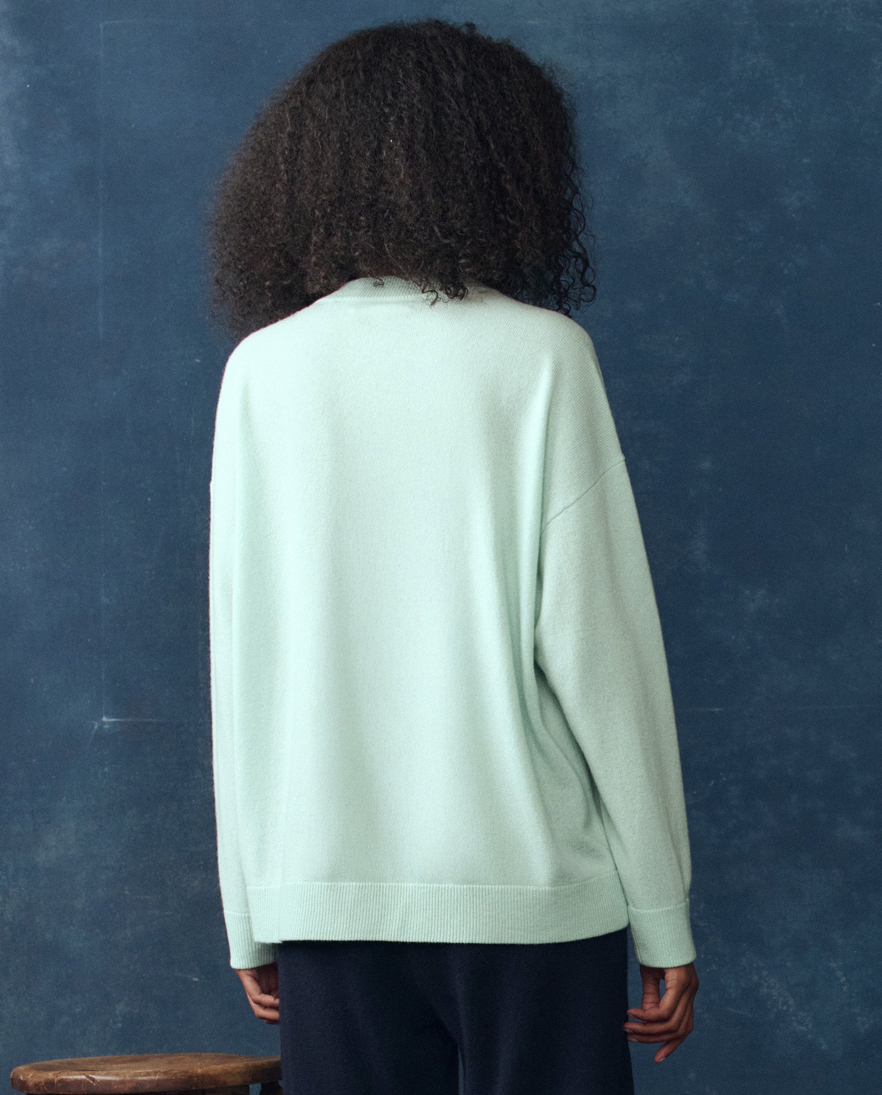 The Cashmere Slouch Cardigan. -- Mint