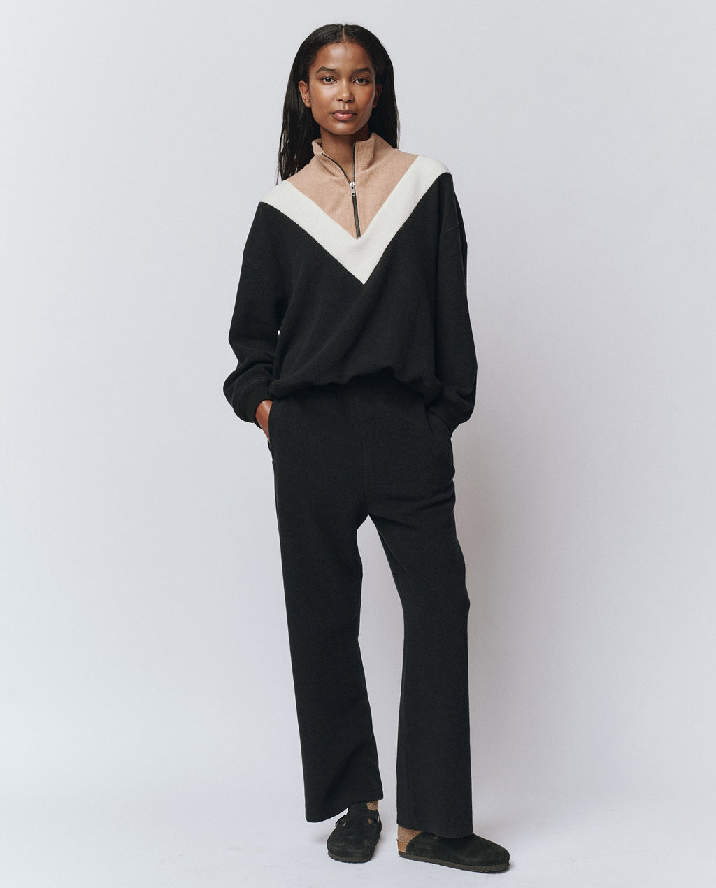 The Plush Victory Sweatpant. -- Almost Black