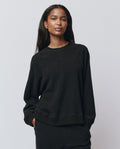 The Plush Slouch Sweatshirt. -- Almost Black