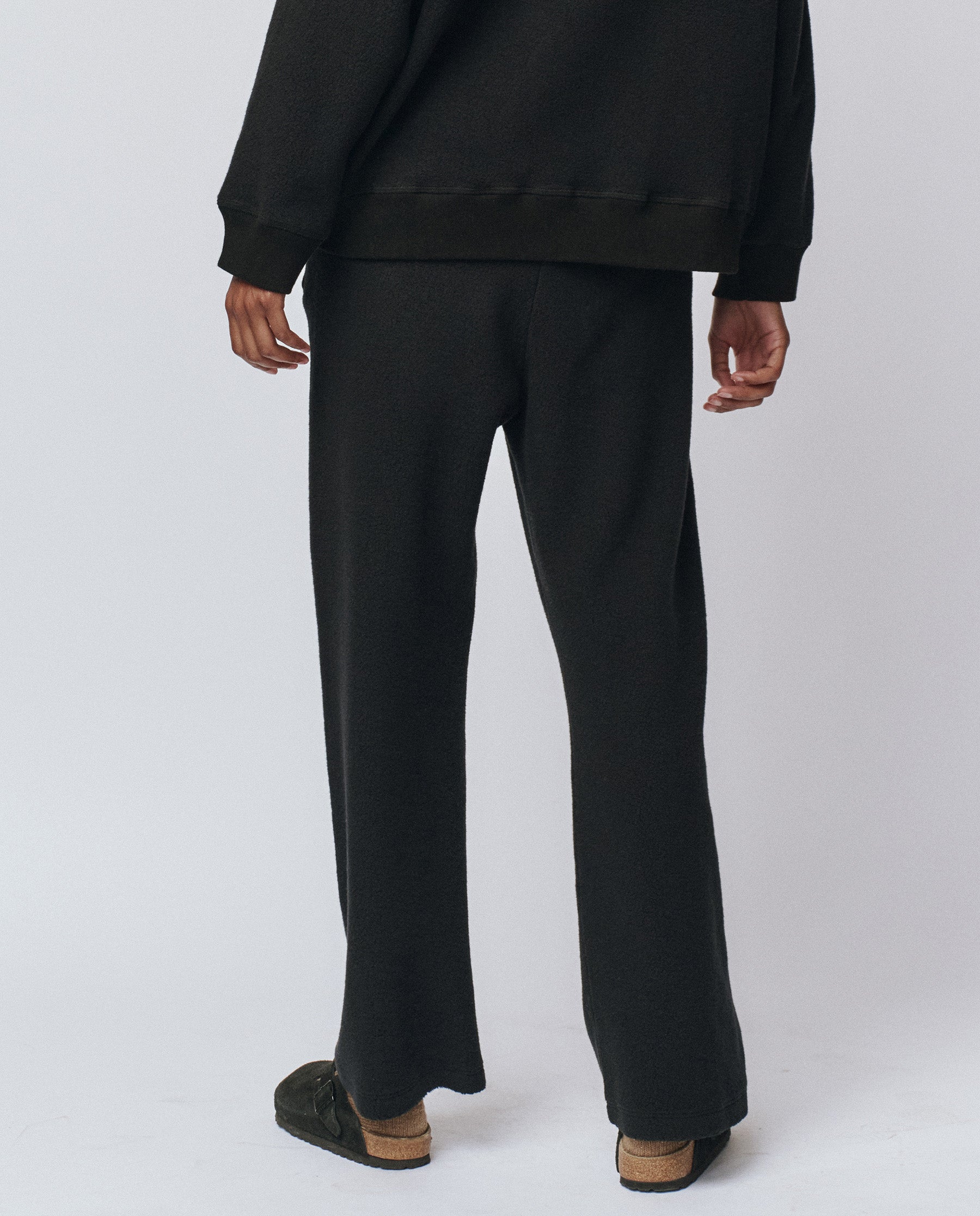 The Plush Victory Sweatpant. -- Almost Black