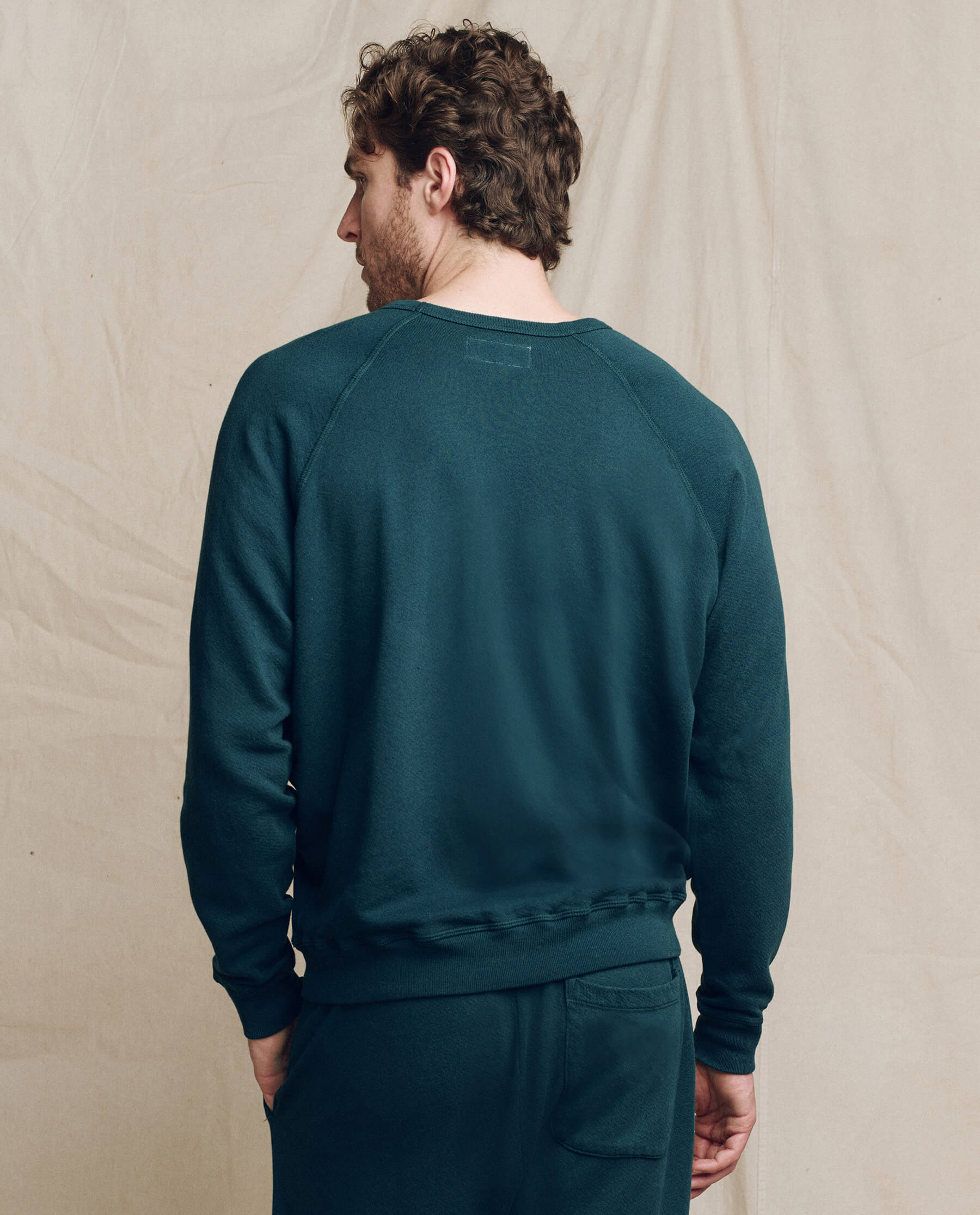 The Men's College Sweatshirt. Solid -- Dark Slate