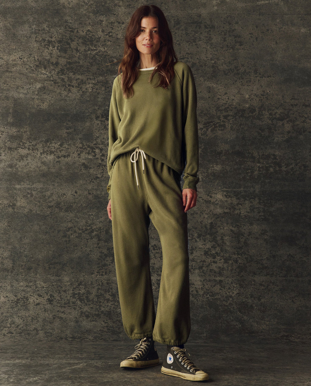 The Fleece Sport Sweatpant. Solid -- Army
