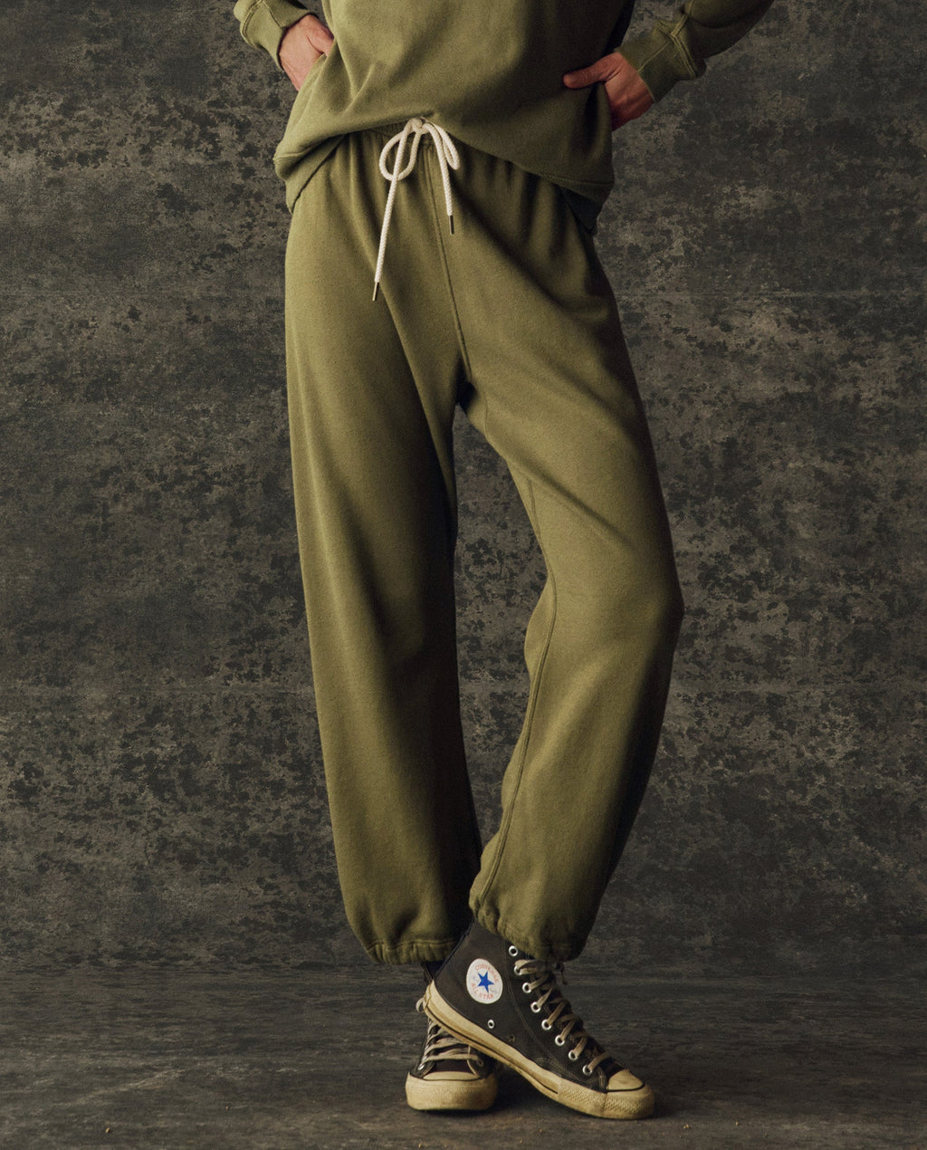 The Fleece Sport Sweatpant. Solid -- Army