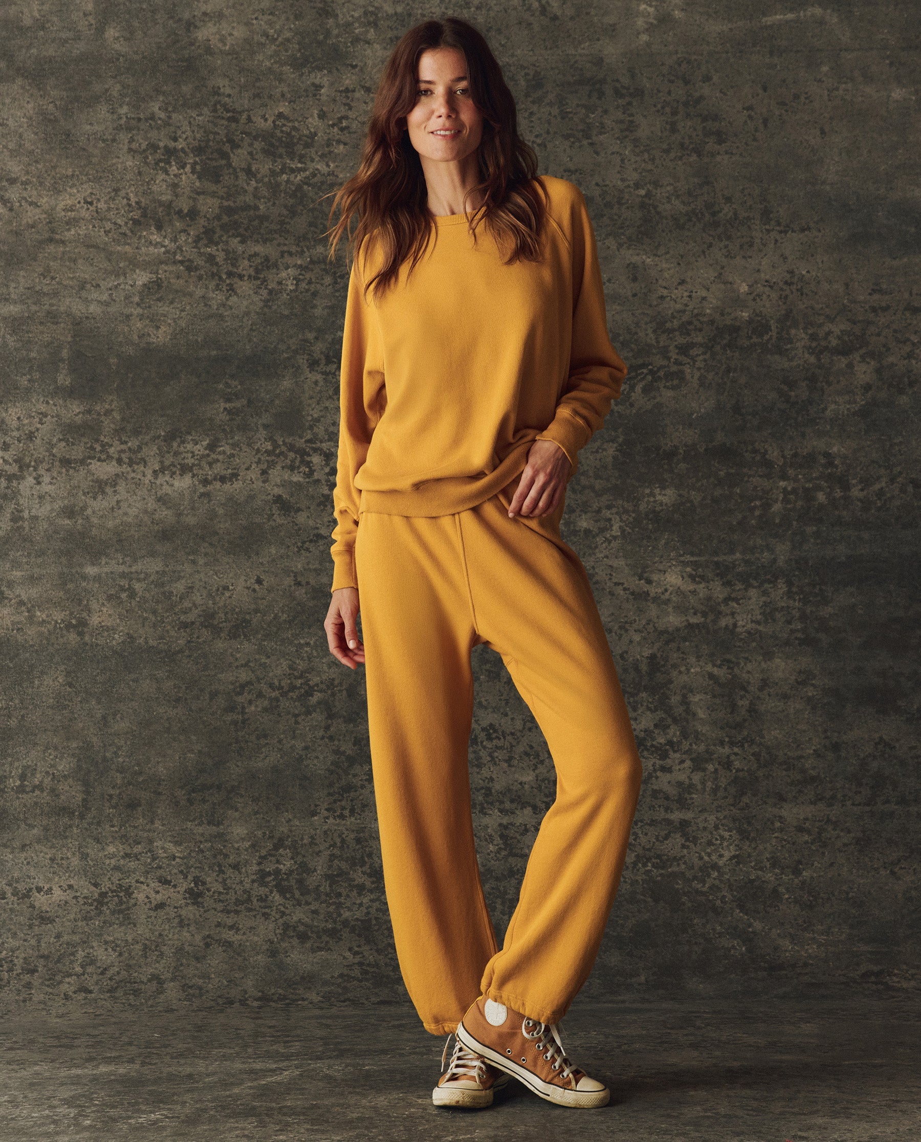 The Fleece Rookie Sweatshirt. Solid -- Bright Yellow