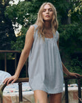 The Eyelet Mini Tank Dress. -- Rainwater
