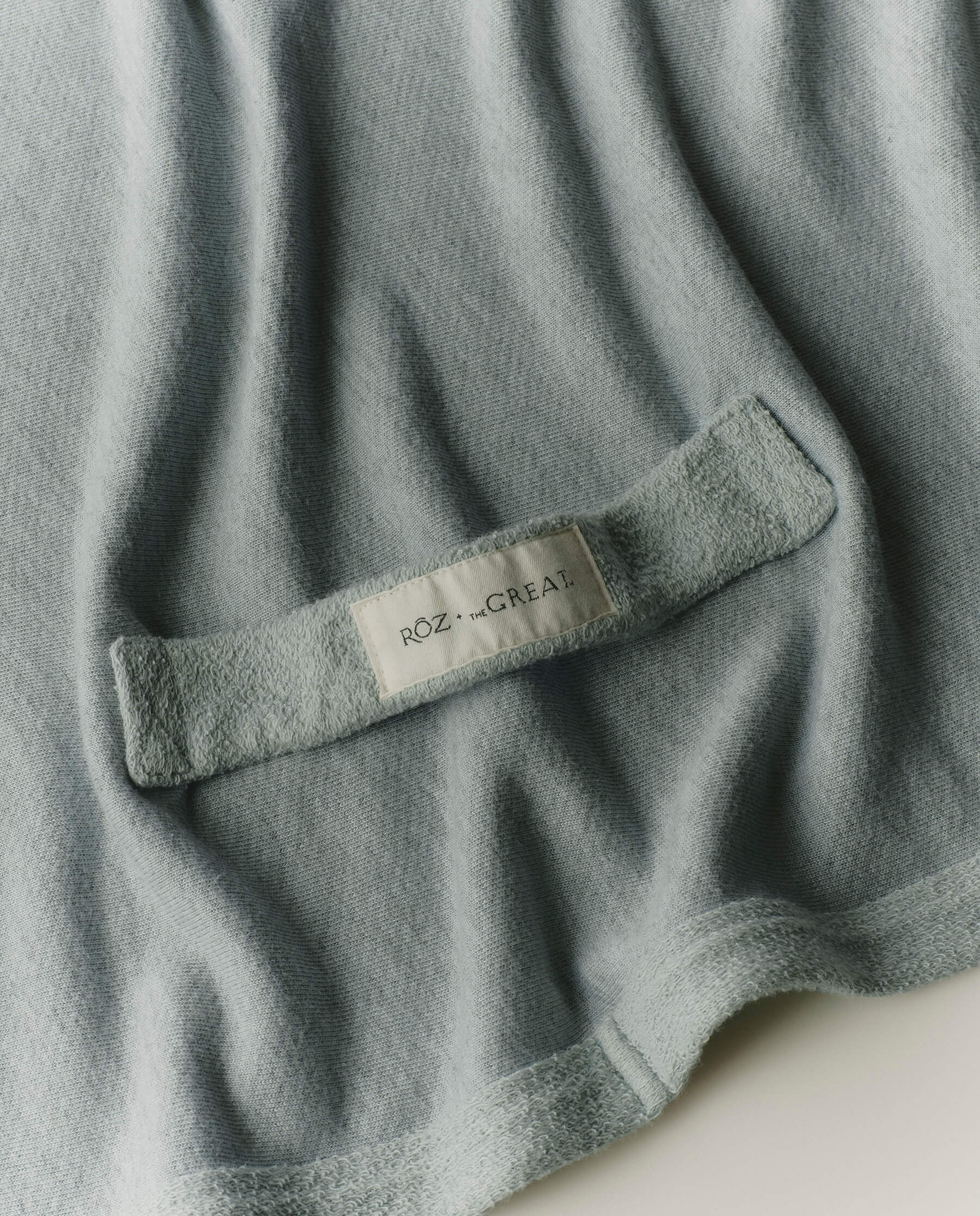 RŌZ +   The Sweatshirt Hair Towel. -- Seaglass