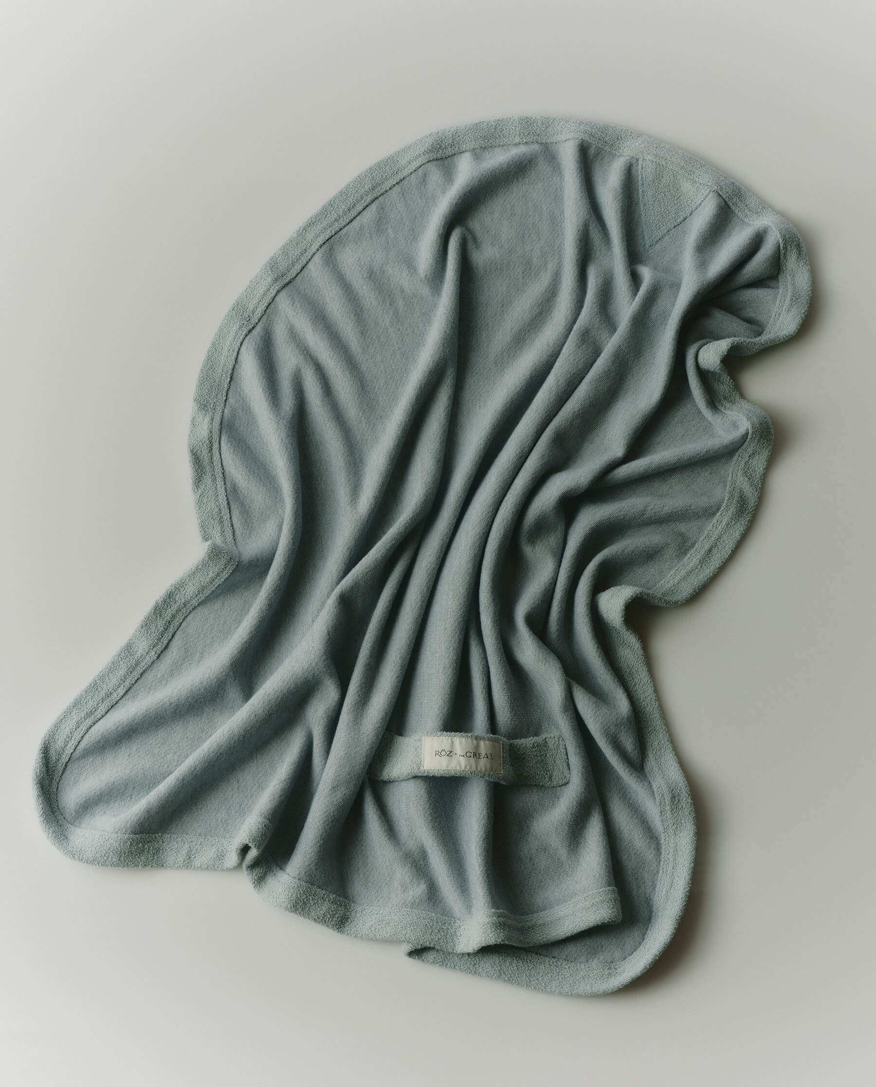 RŌZ +   The Sweatshirt Hair Towel. -- Seaglass