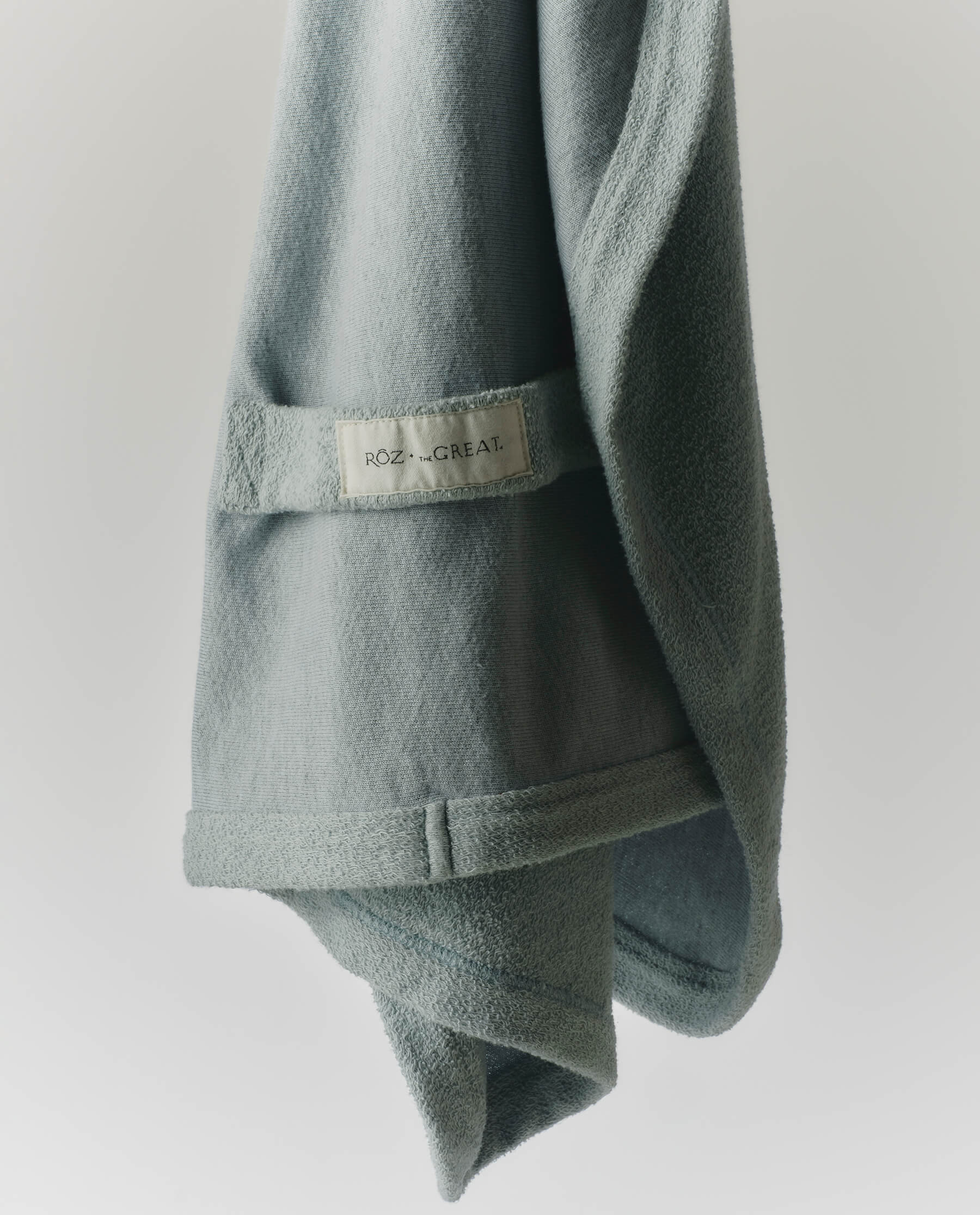 RŌZ +   The Sweatshirt Hair Towel. -- Seaglass