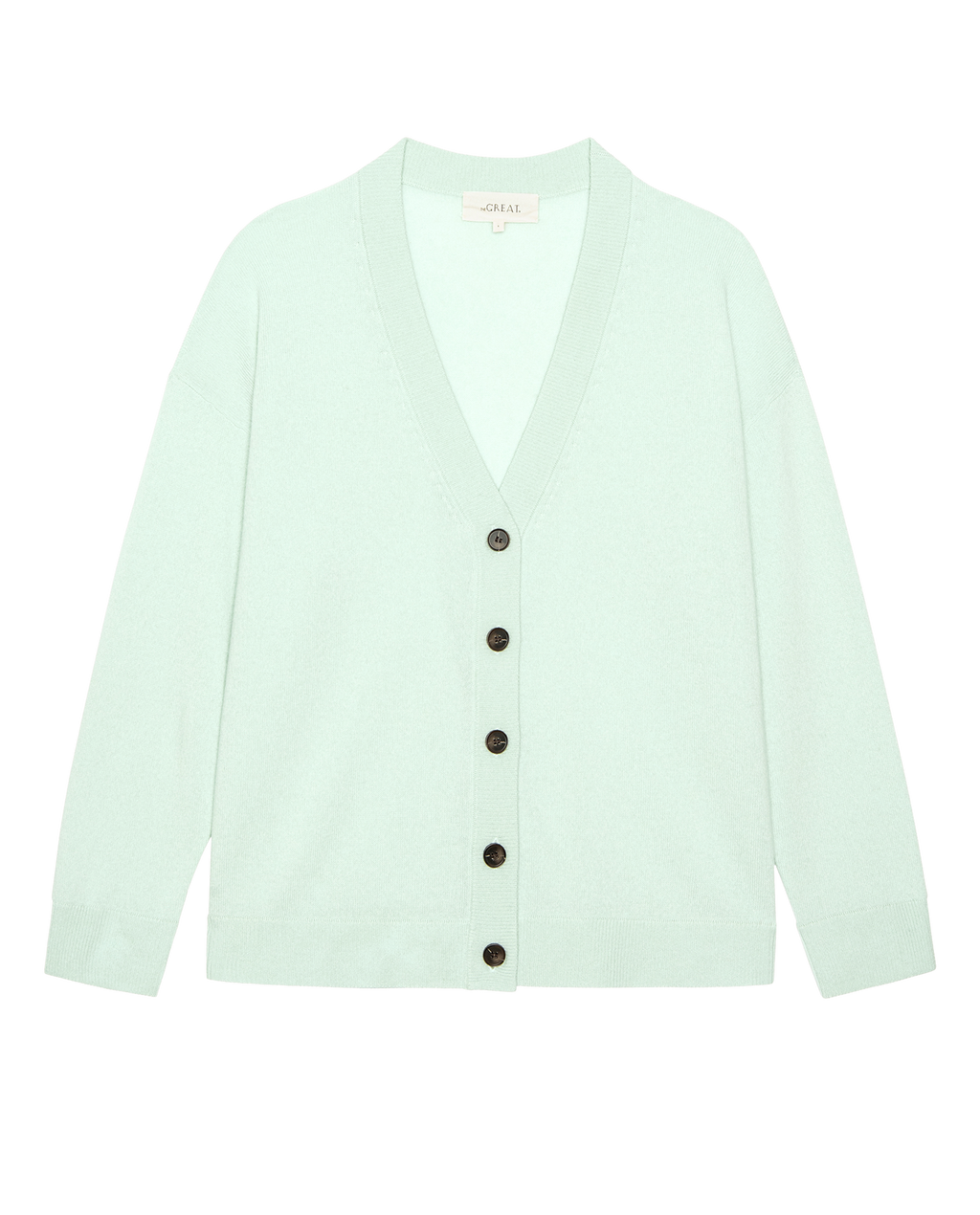 The Cashmere Slouch Cardigan. -- Mint
