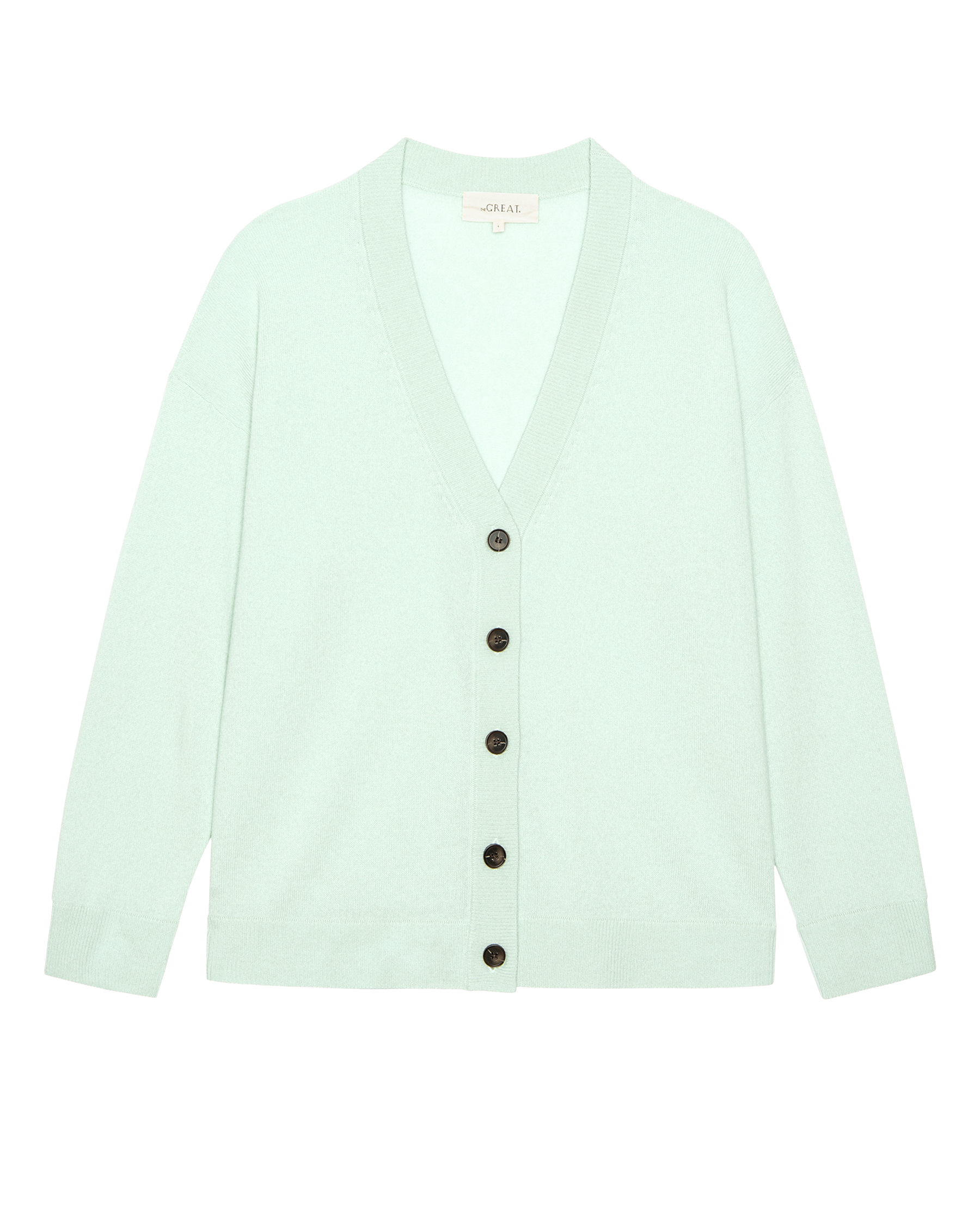 The Cashmere Slouch Cardigan. -- Mint
