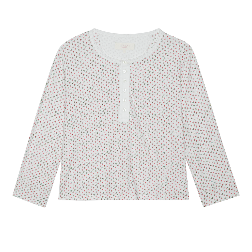 The Crop Sleep Henley. -- Calico Rose