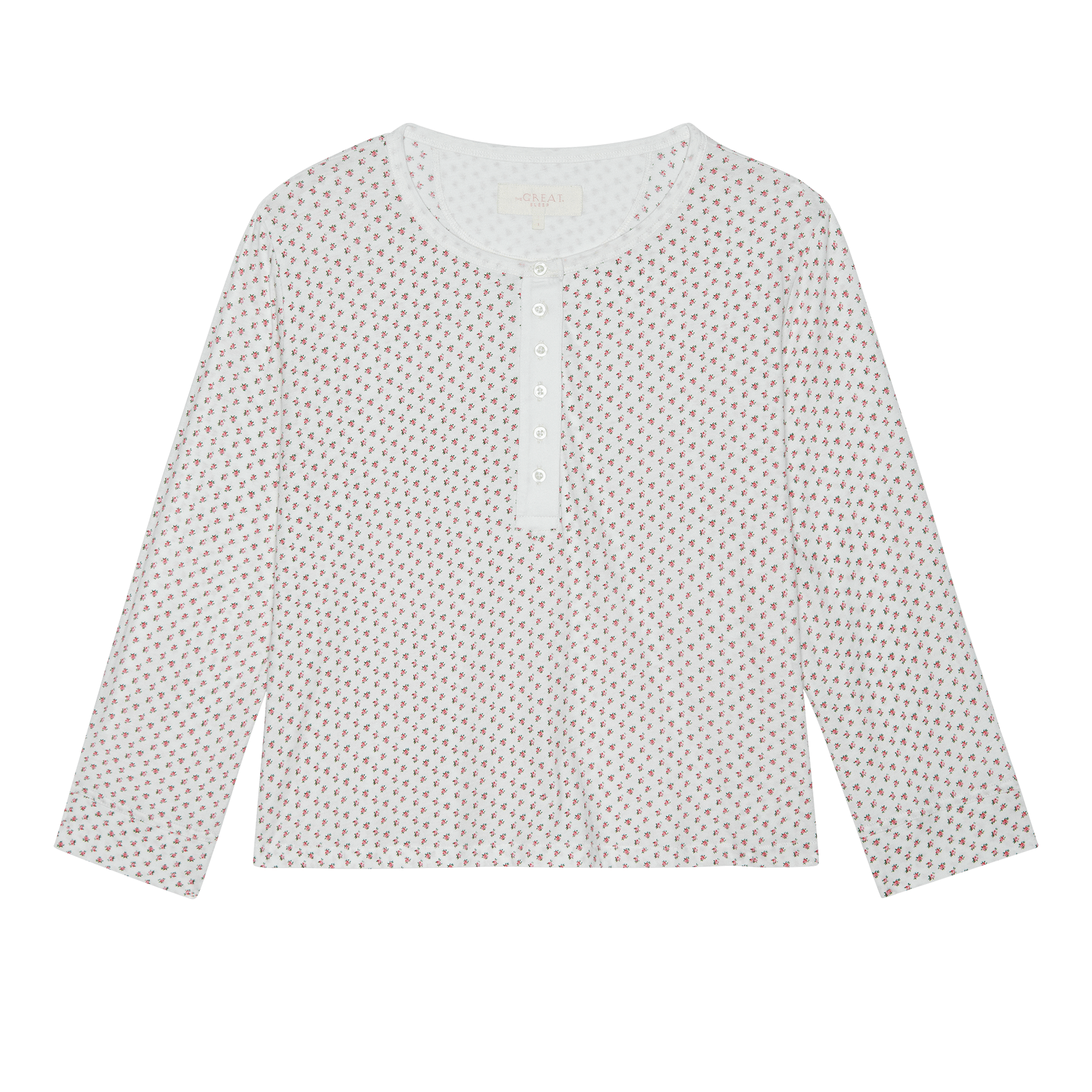 The Crop Sleep Henley. -- Calico Rose