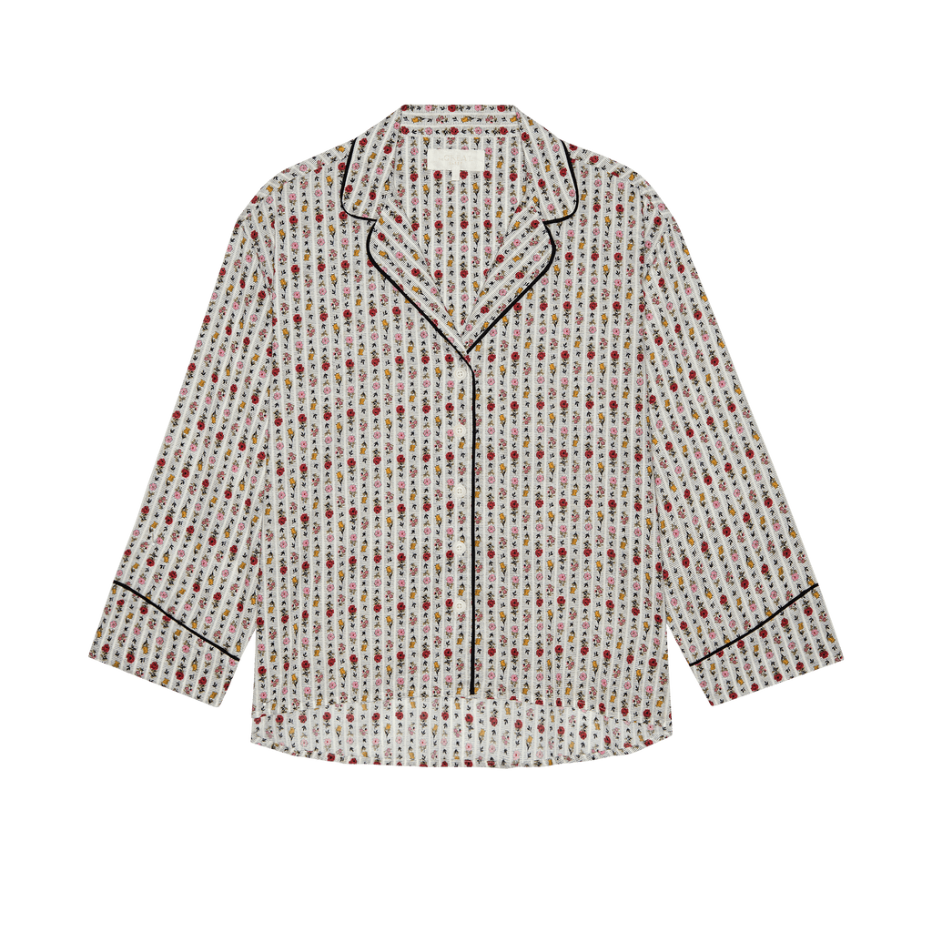 The Pajama Shirt. -- Ribbon Floral