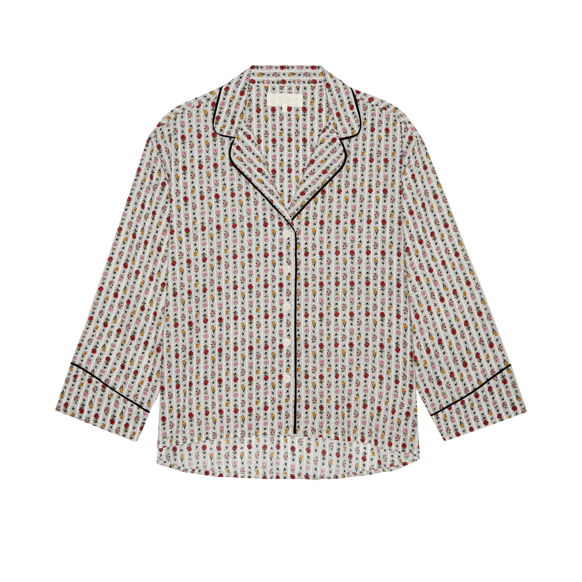 The Pajama Shirt. -- Ribbon Floral