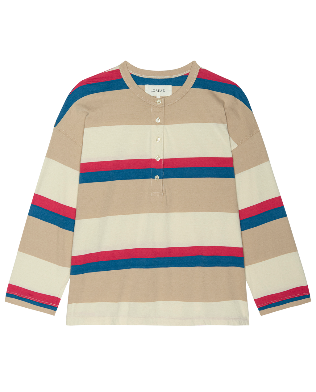 The Shrunken Henley. Novelty -- Study Hall Stripe