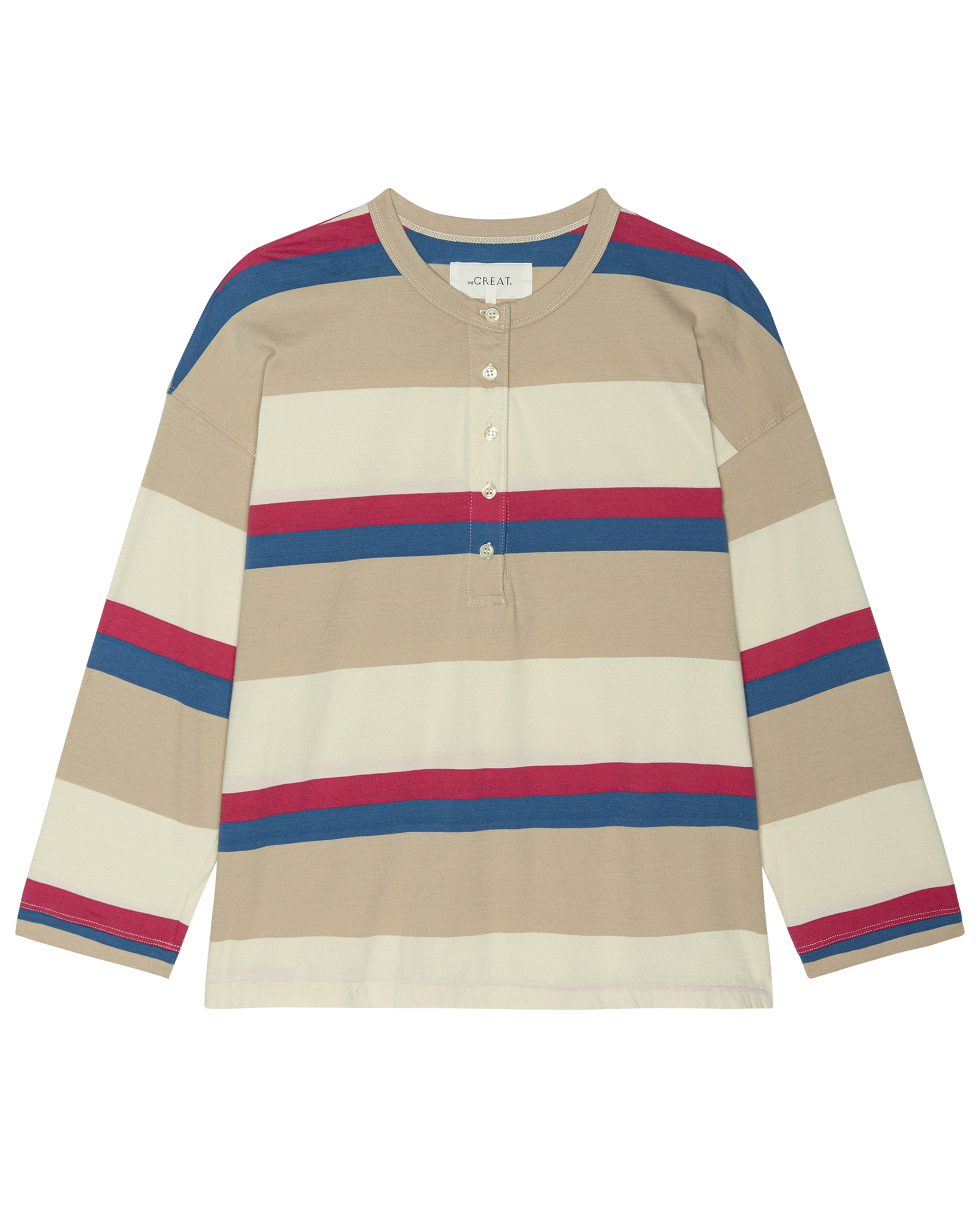 The Shrunken Henley. Novelty -- Study Hall Stripe