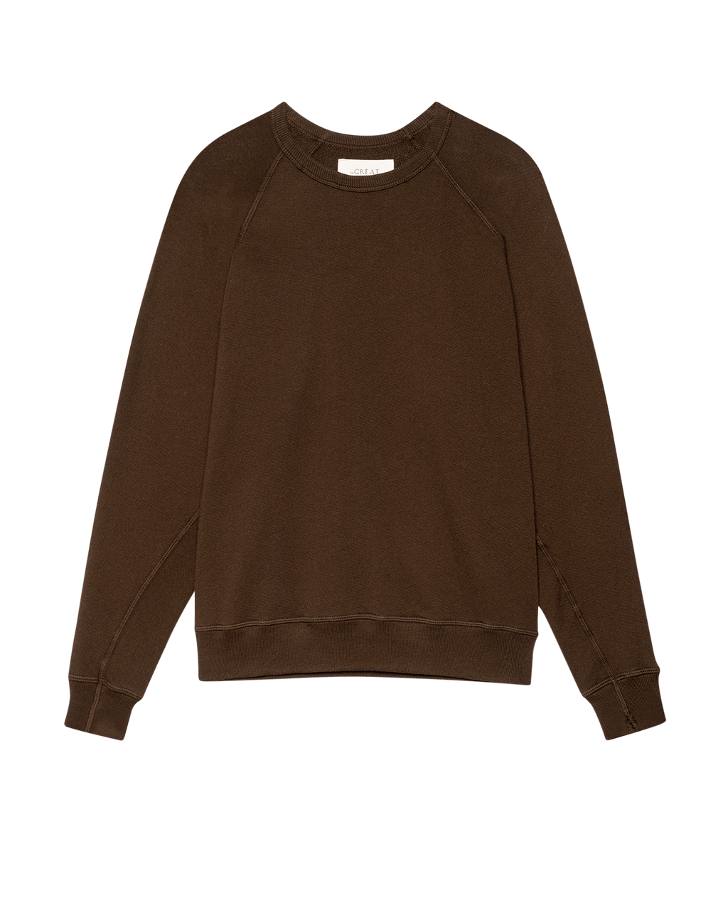 The College Sweatshirt. Solid -- Driftwood