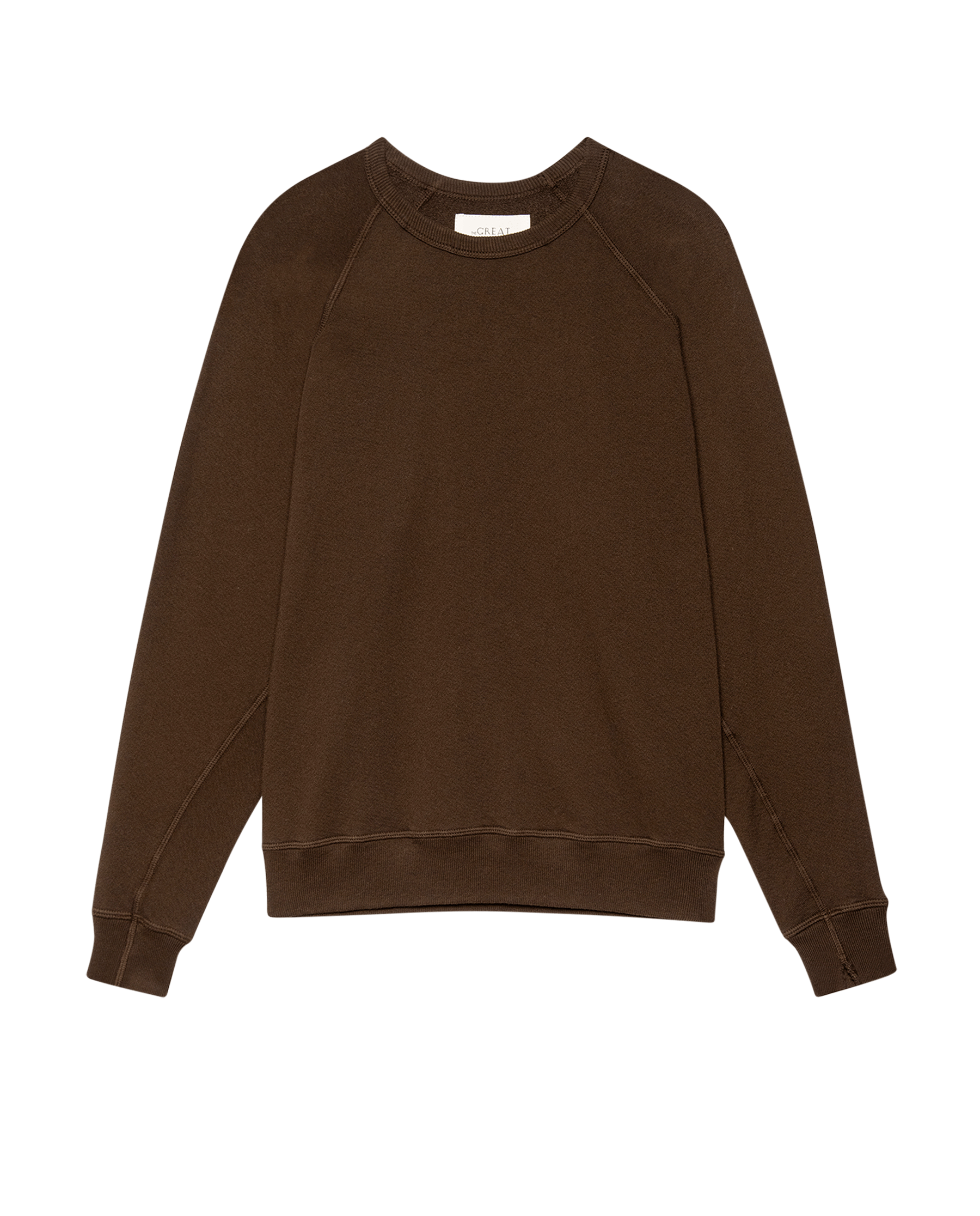 The College Sweatshirt. Solid -- Driftwood