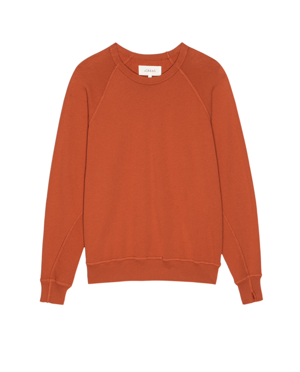 The College Sweatshirt. Solid -- Desert Clay