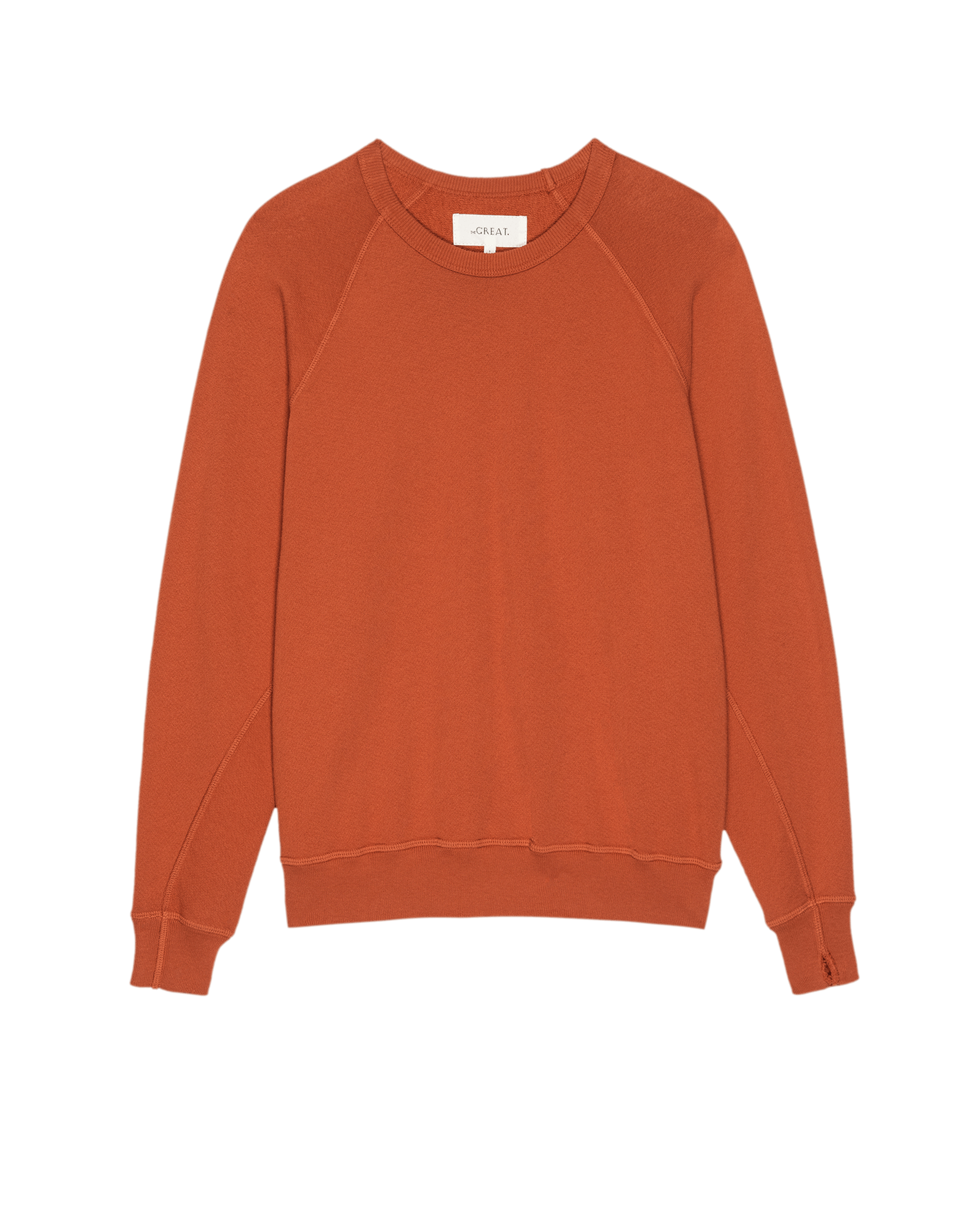 The College Sweatshirt. Solid -- Desert Clay