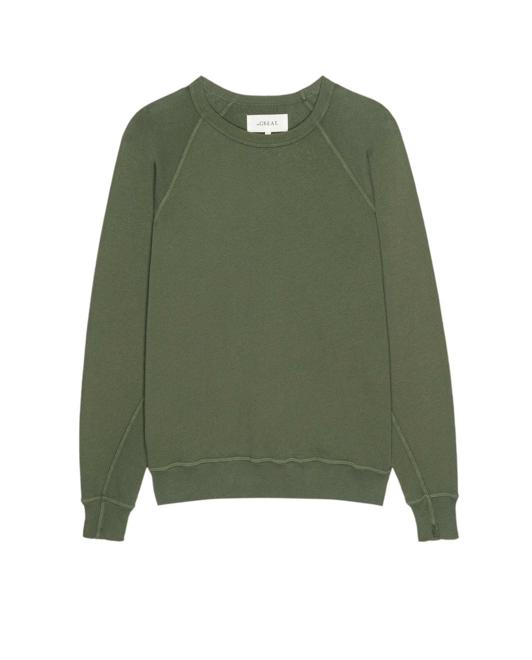 The College Sweatshirt. Solid -- Heritage Army